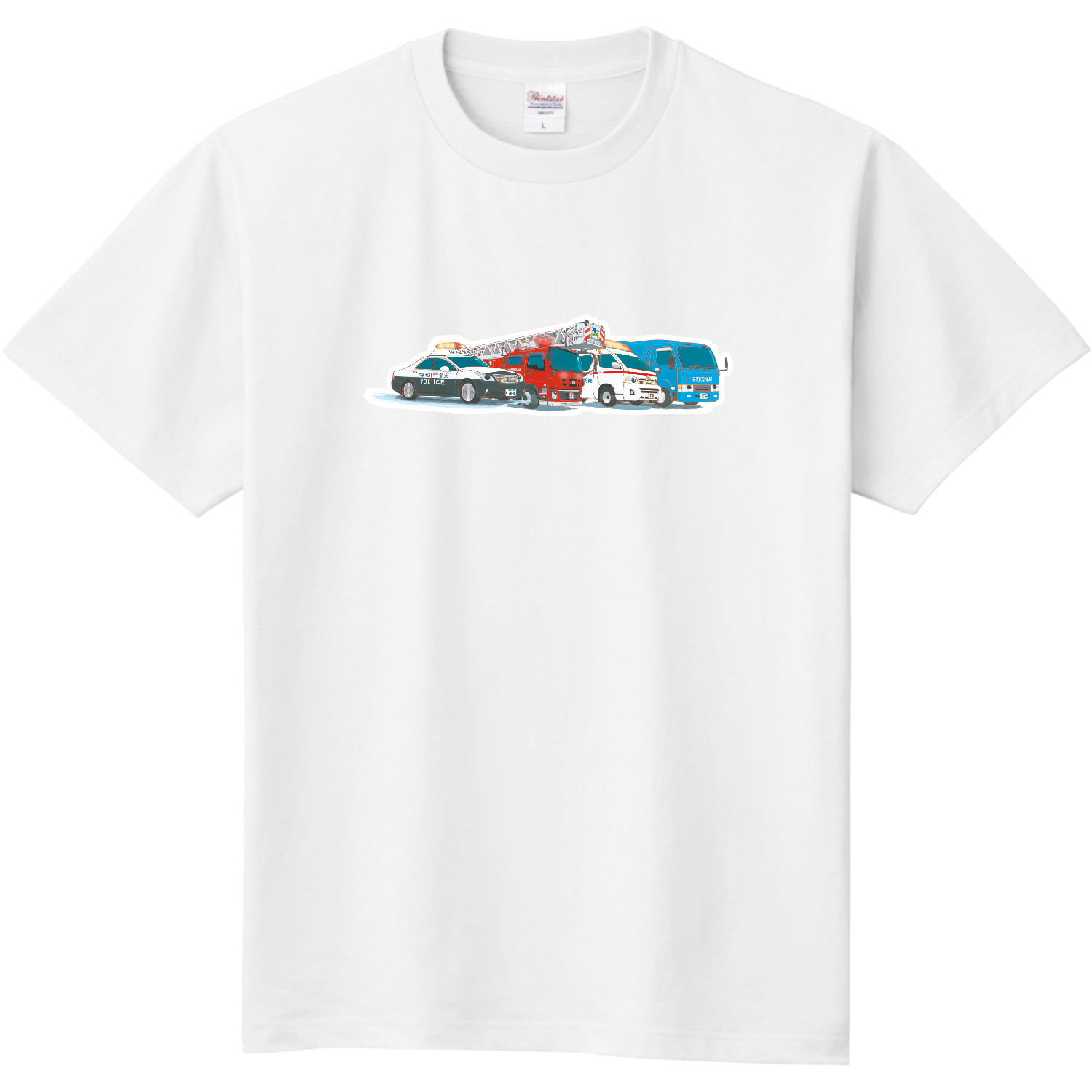 のりものシリーズE-1※キッズ キッズＴシャツ