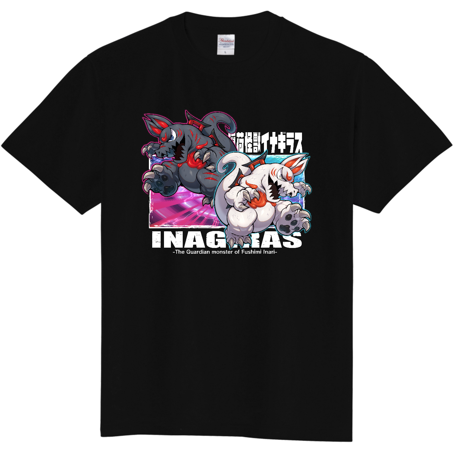 イナギラス×イナギラス_BK 定番Ｔシャツ