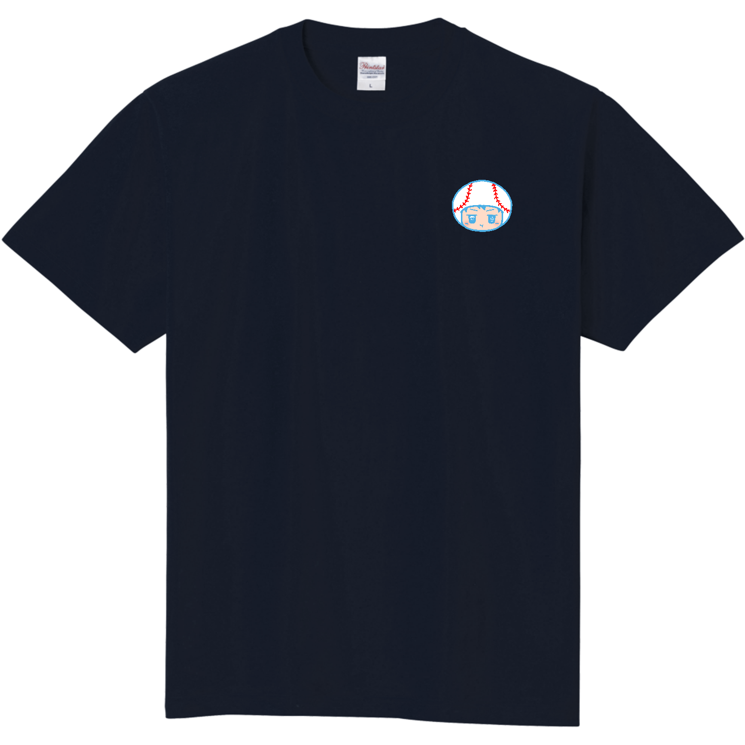 野球 硬式球ちゃん2  Tシャツ 鼓こはな 定番Ｔシャツ