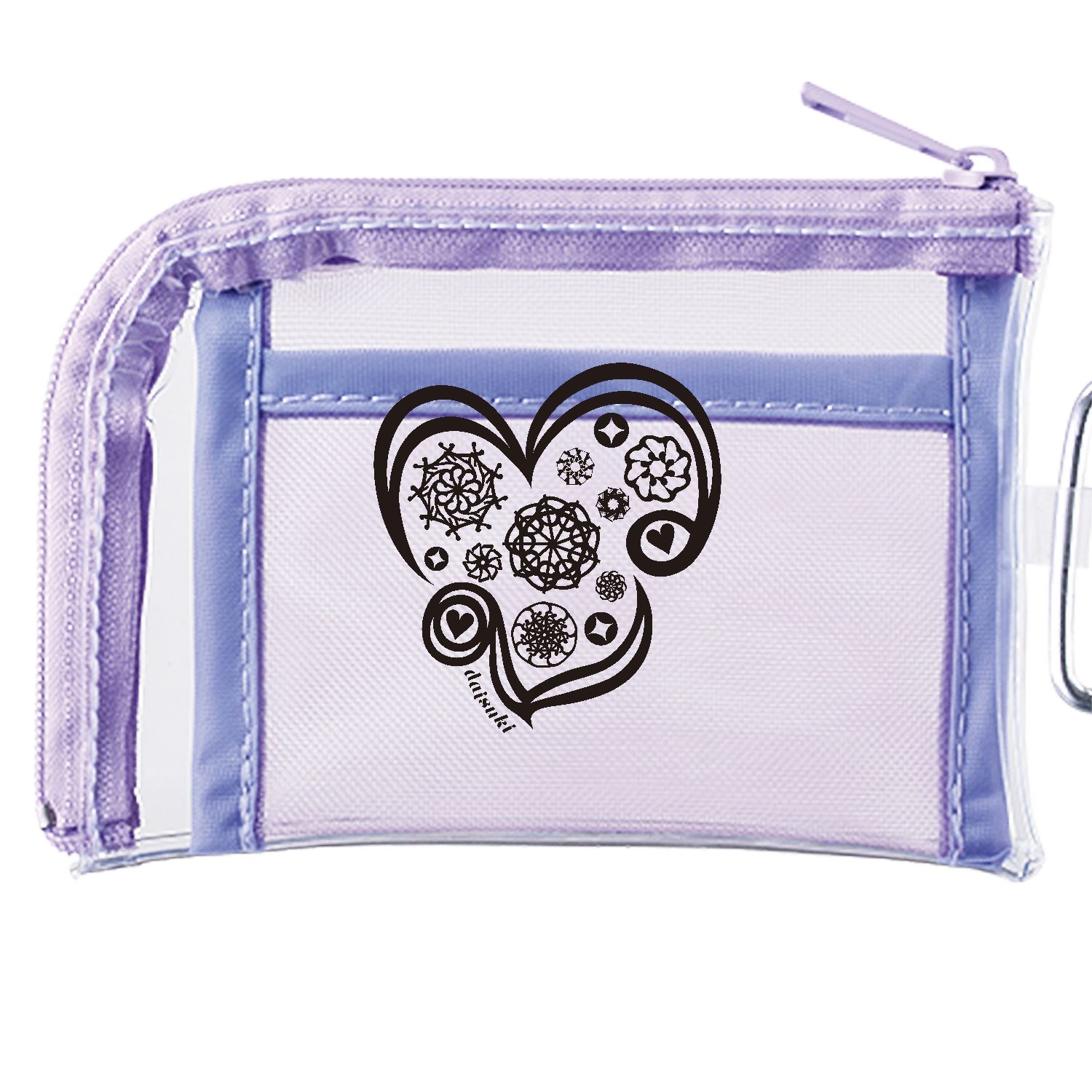 ことばもん／だいすき・ハート ベーシック2／メッシュポーチSメッシュ