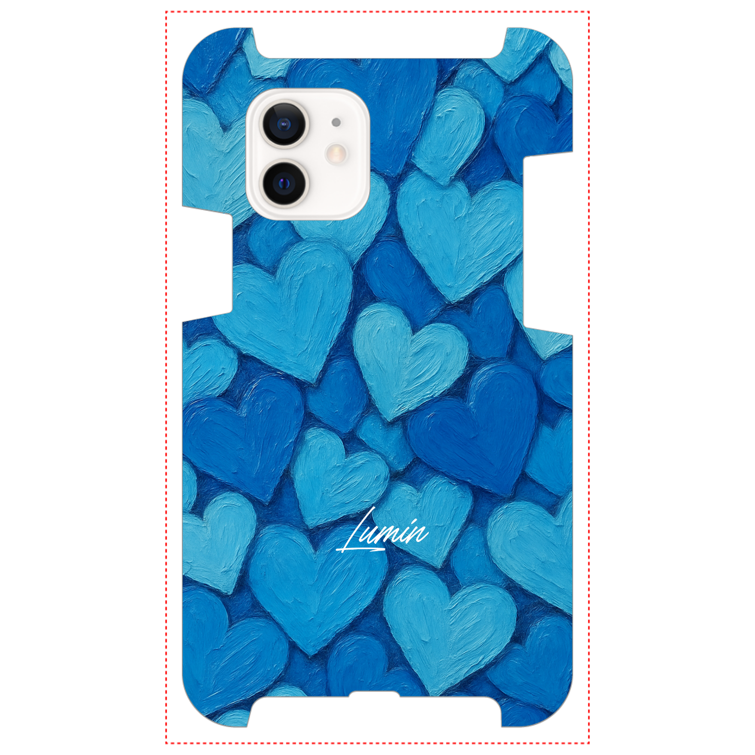 【数量限定】Lumin - Blue Heart iPhone12 / 12 Pro