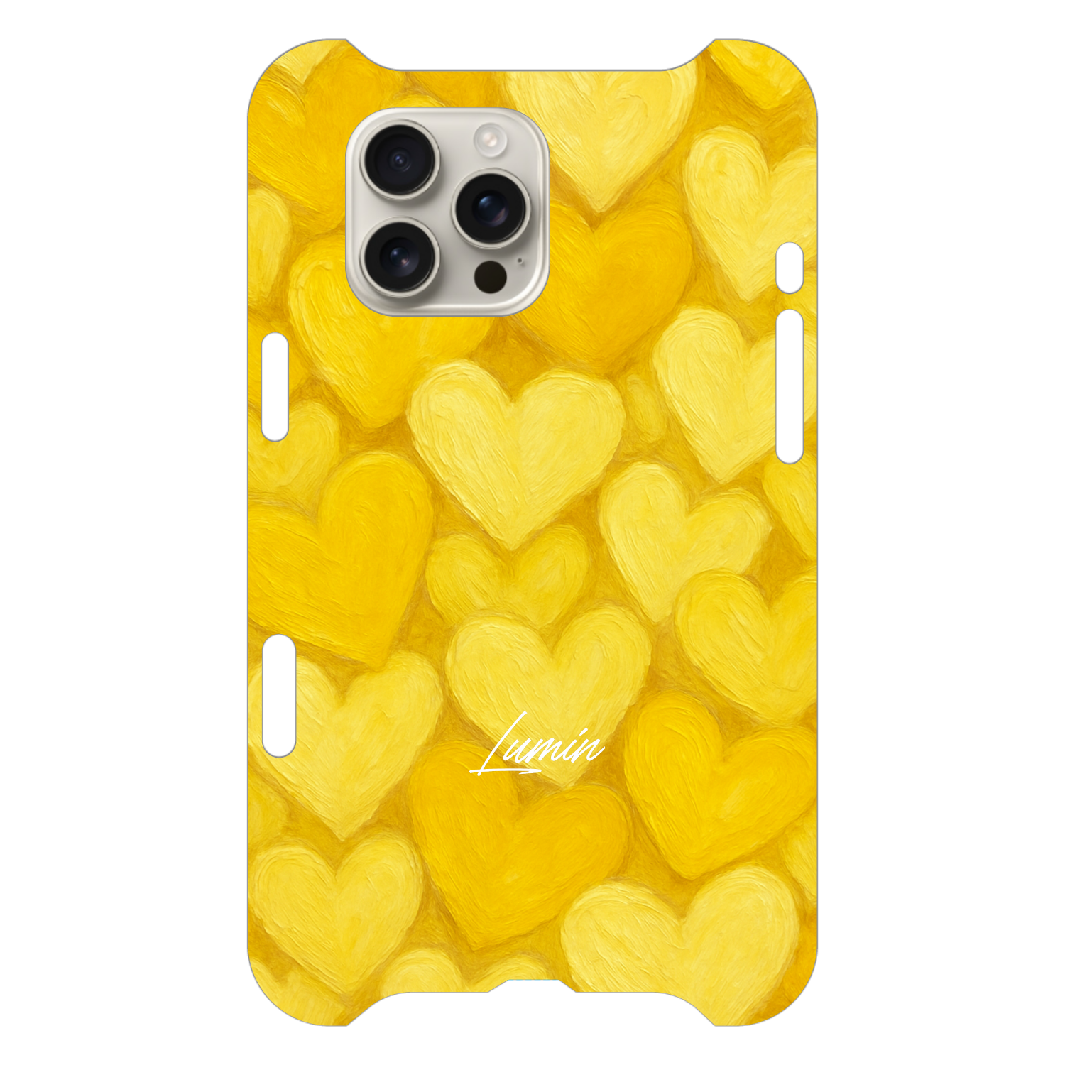 【数量限定】Lumin - Yellow Heart iPhone16 Pro Max