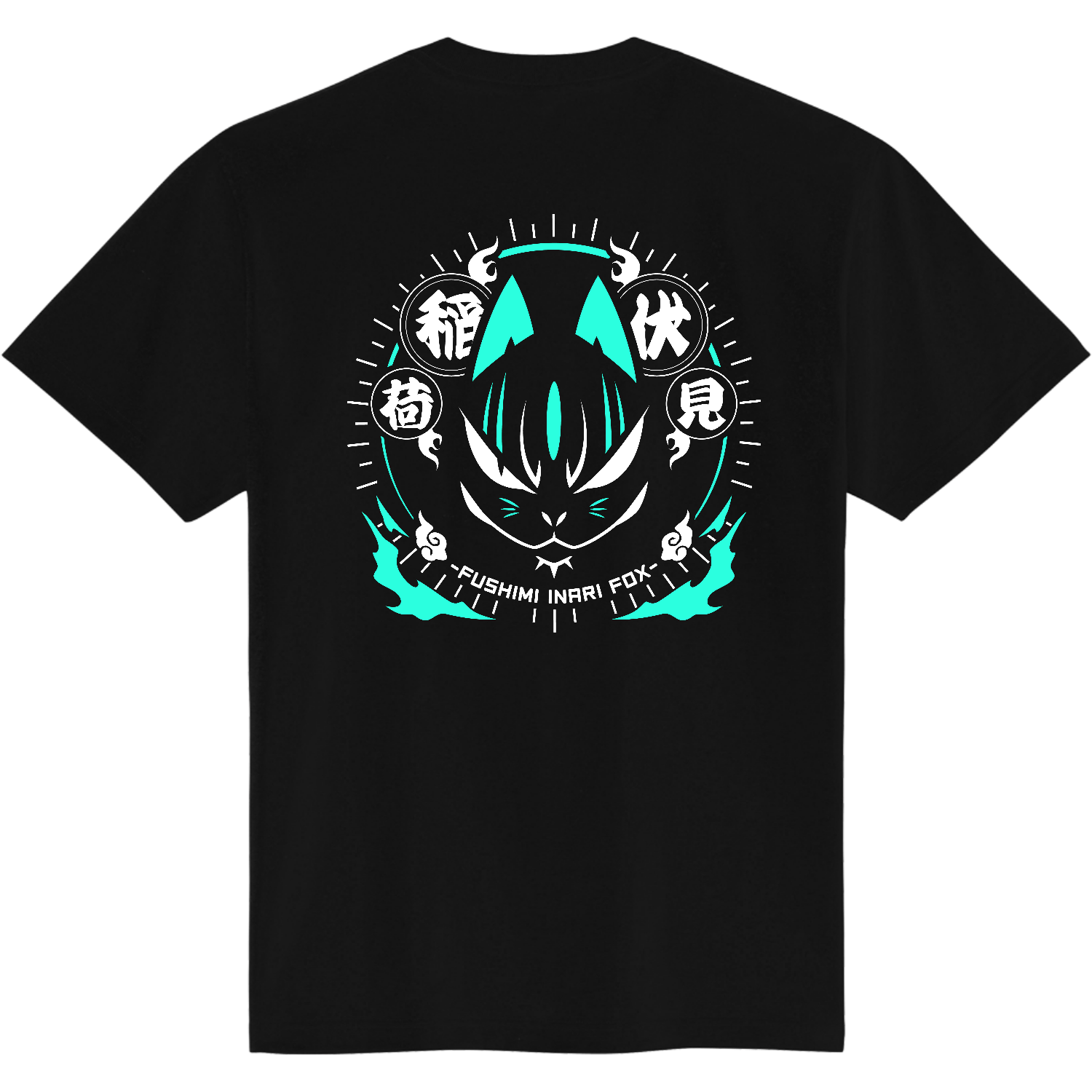 狐面_BK 定番Ｔシャツ