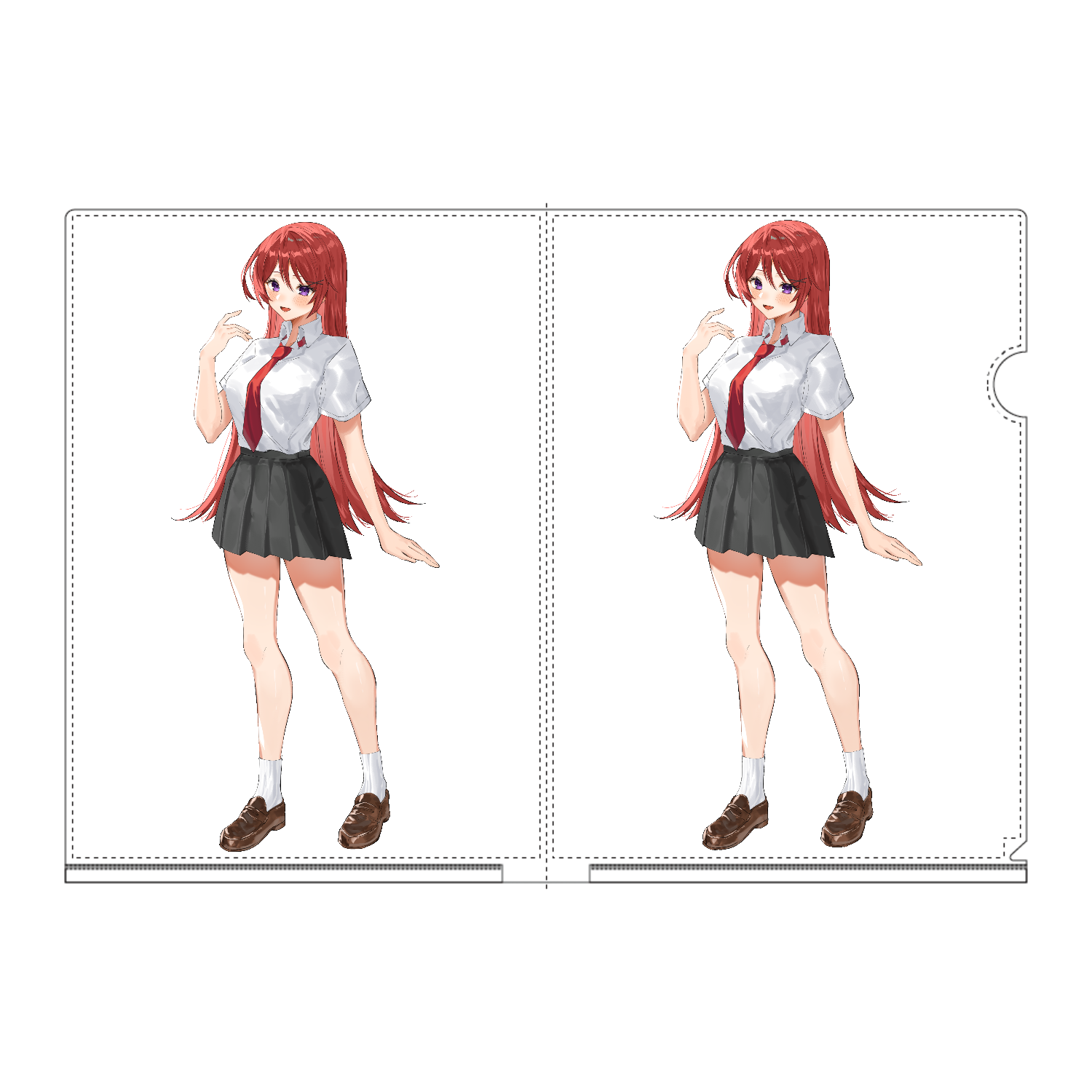 ナターシャ(RED PRICE)のクリアファイル A4フルグラフィッククリアファイル