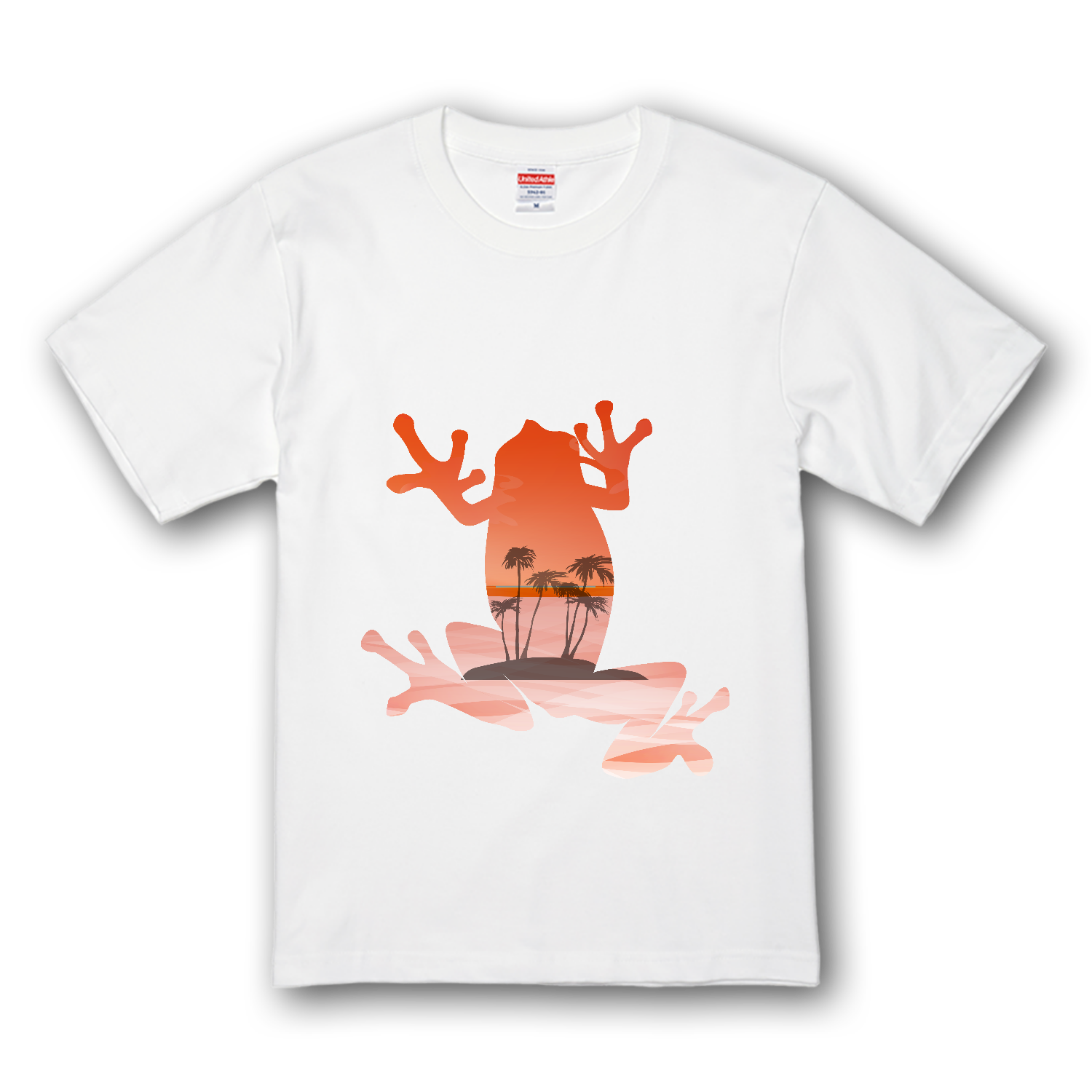 ハワイのゆるいカエル プレミアムTシャツ