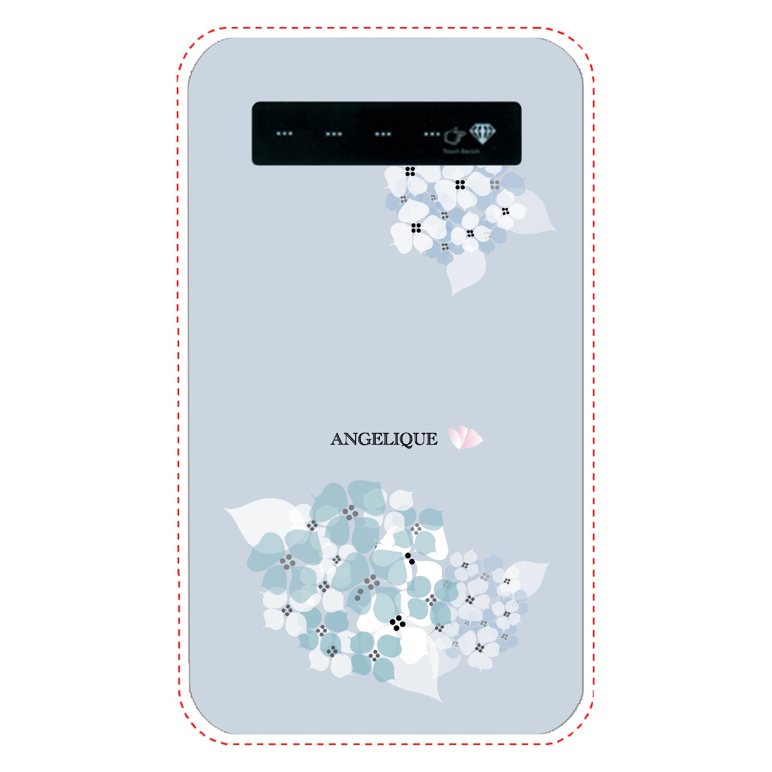 紫陽花ブルー！ インジケータ有バッテリー4000mAh