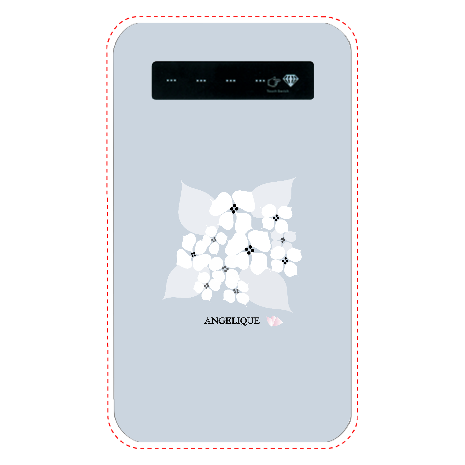 白い紫陽花！ インジケータ有バッテリー4000mAh