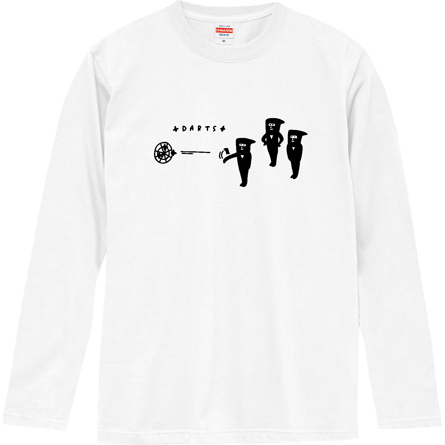 忍者とダーツ Tシャツ｜オワリ - オリラボマーケット