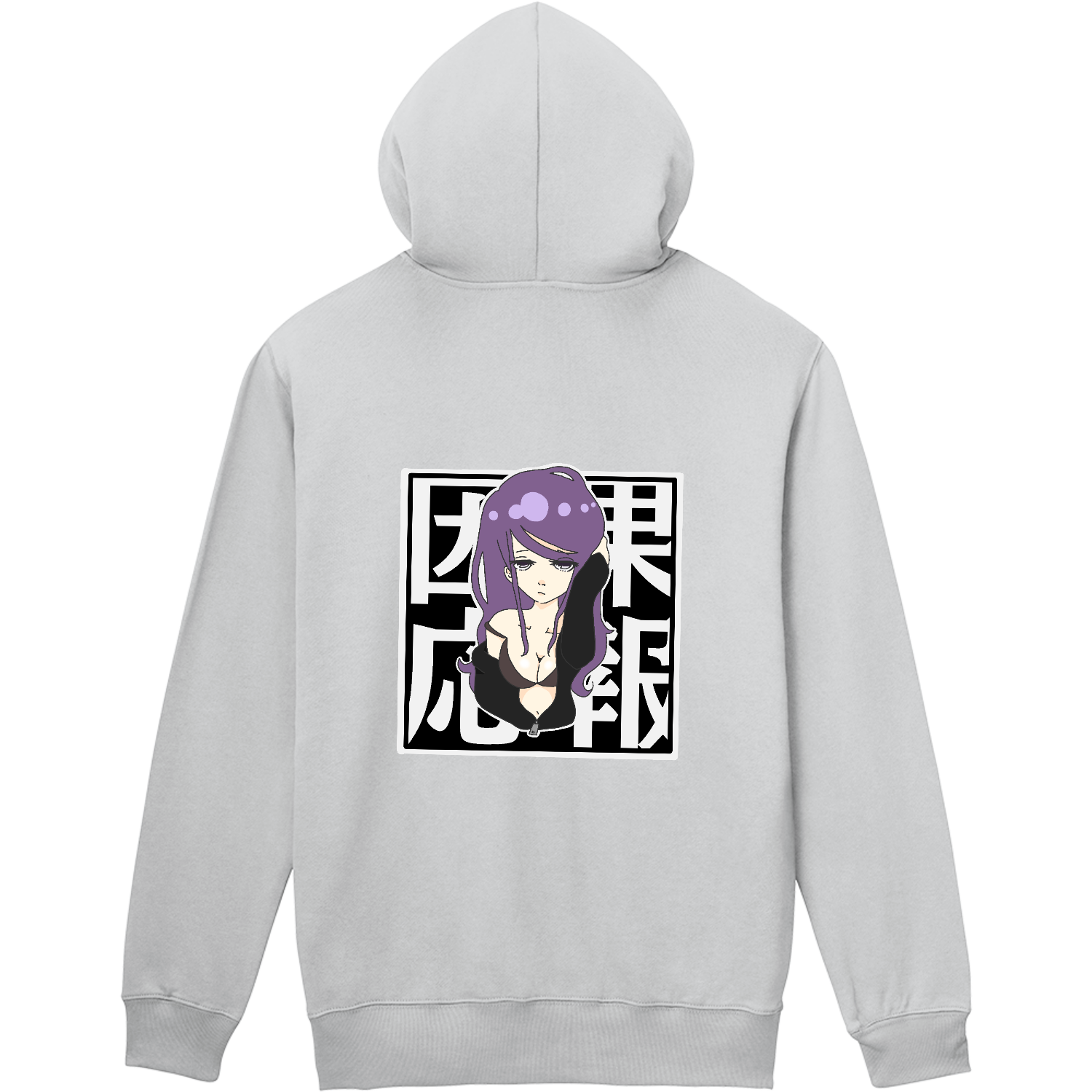 因果応報 パーカー軽量ジップアップパーカー2