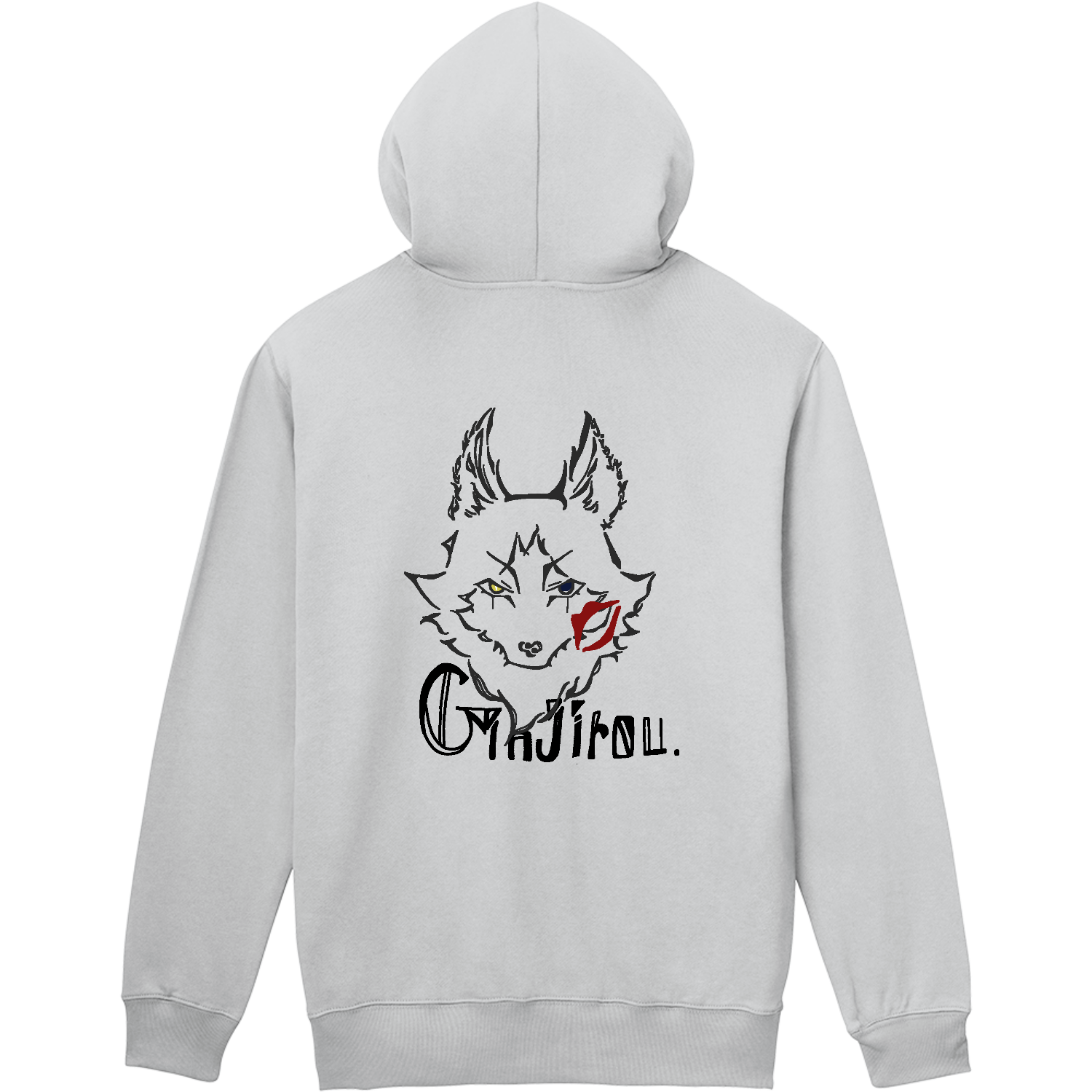 銀狼 軽量ジップアップパーカー