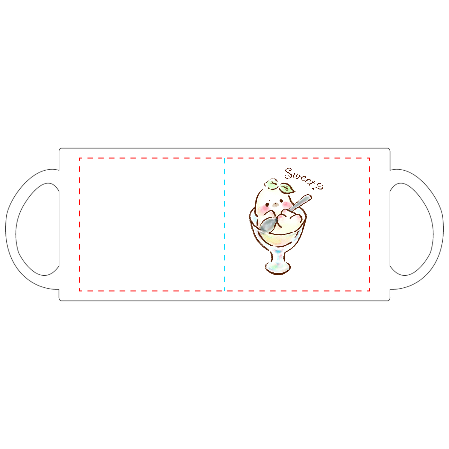 アザラシアイス 定番マグカップ