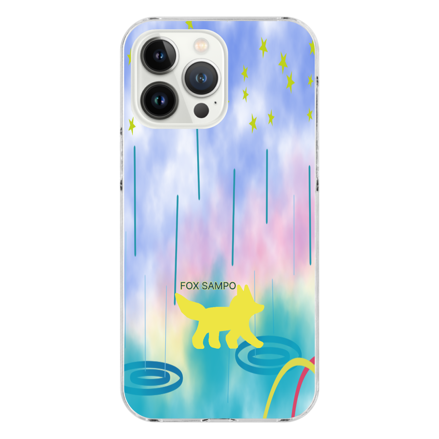 FOX SAMPO iPhoneケース iPhone14 Pro Max (透明)