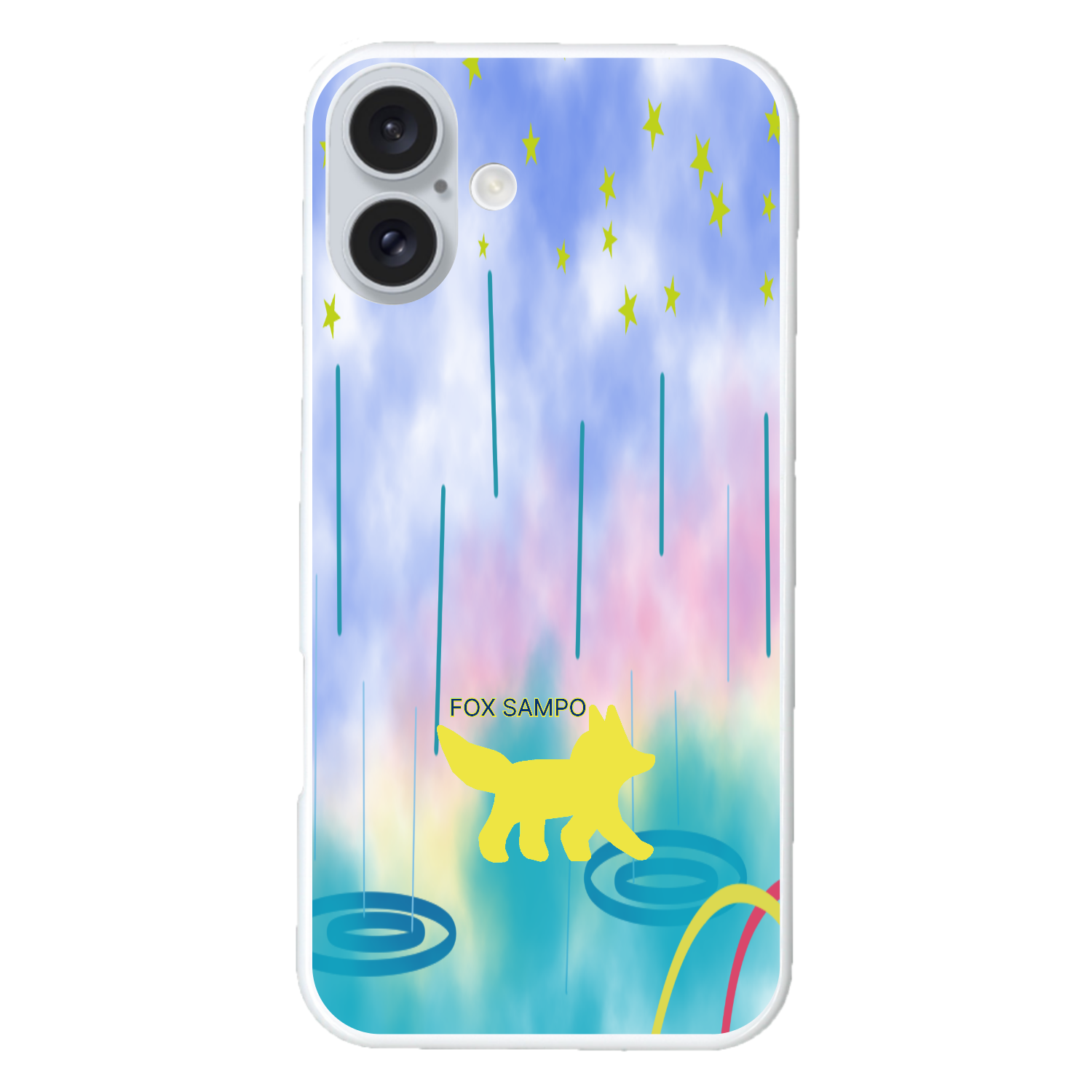 FOX SAMPO iPhoneケース iPhone16 Plus (透明)(ハードケース)