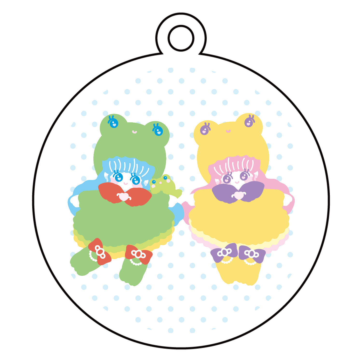 froggirls アクリルキーホルダー　丸型 (6cm)