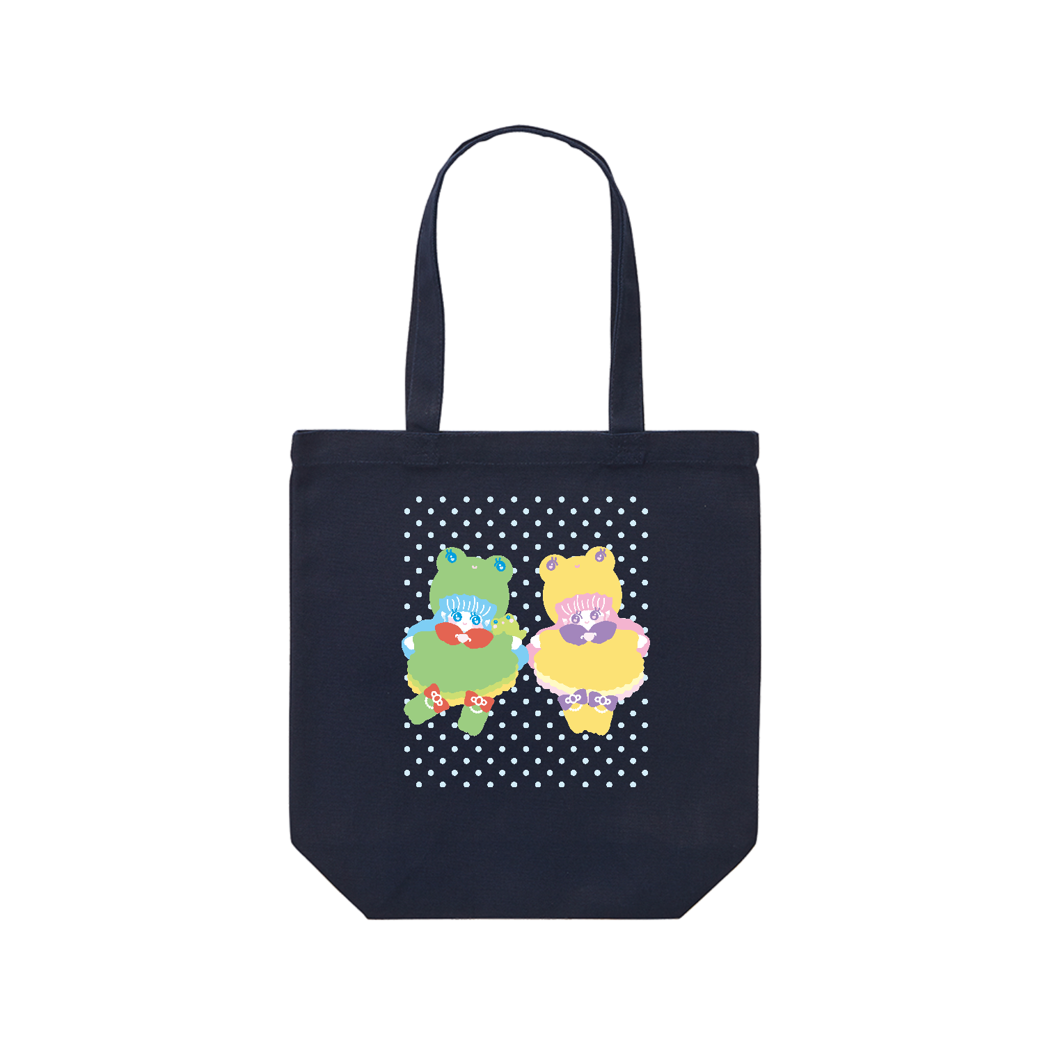 froggirls レギュラーキャンバストートバッグ(M) (フルカラー転写プリント)