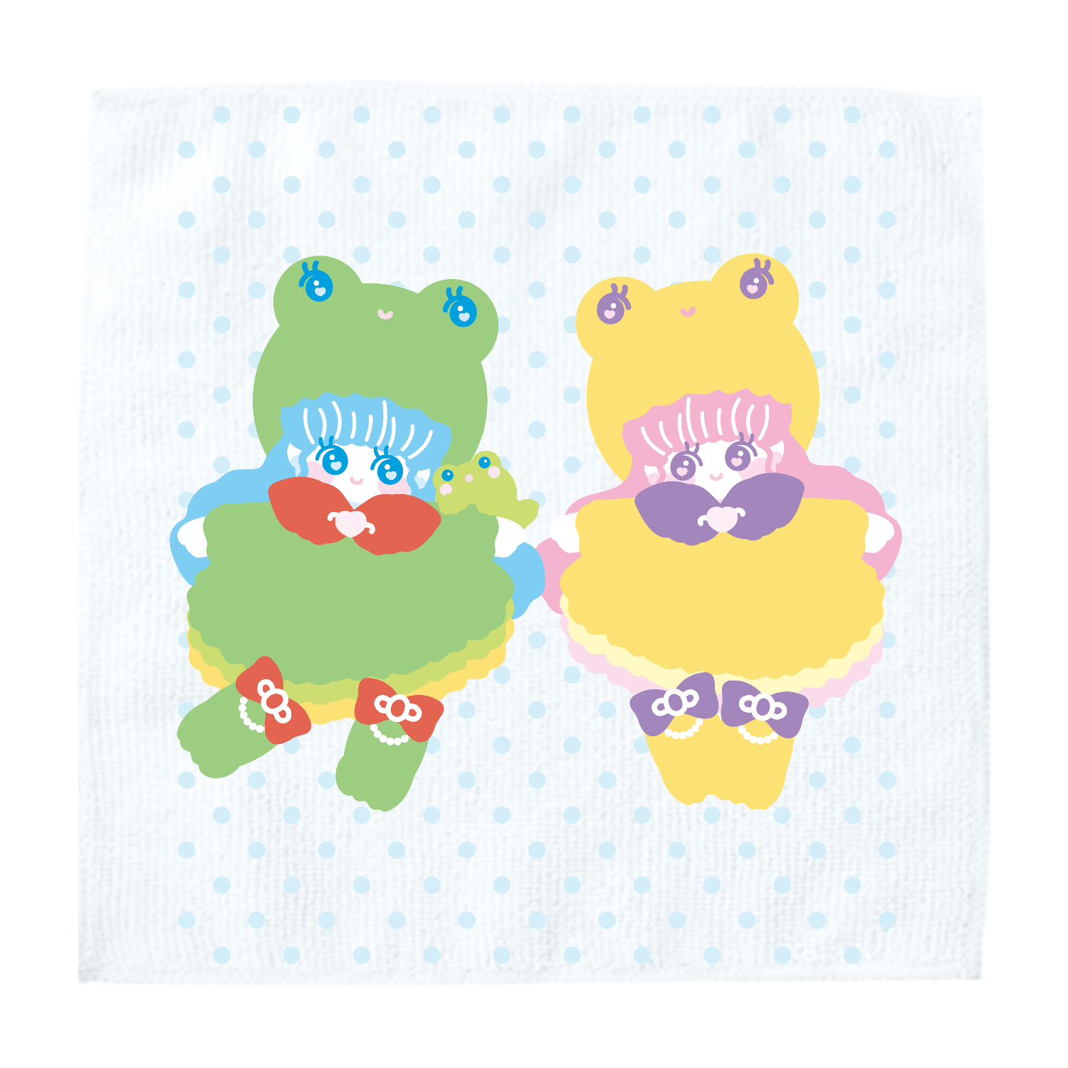 froggirls ソフトタッチミニタオル