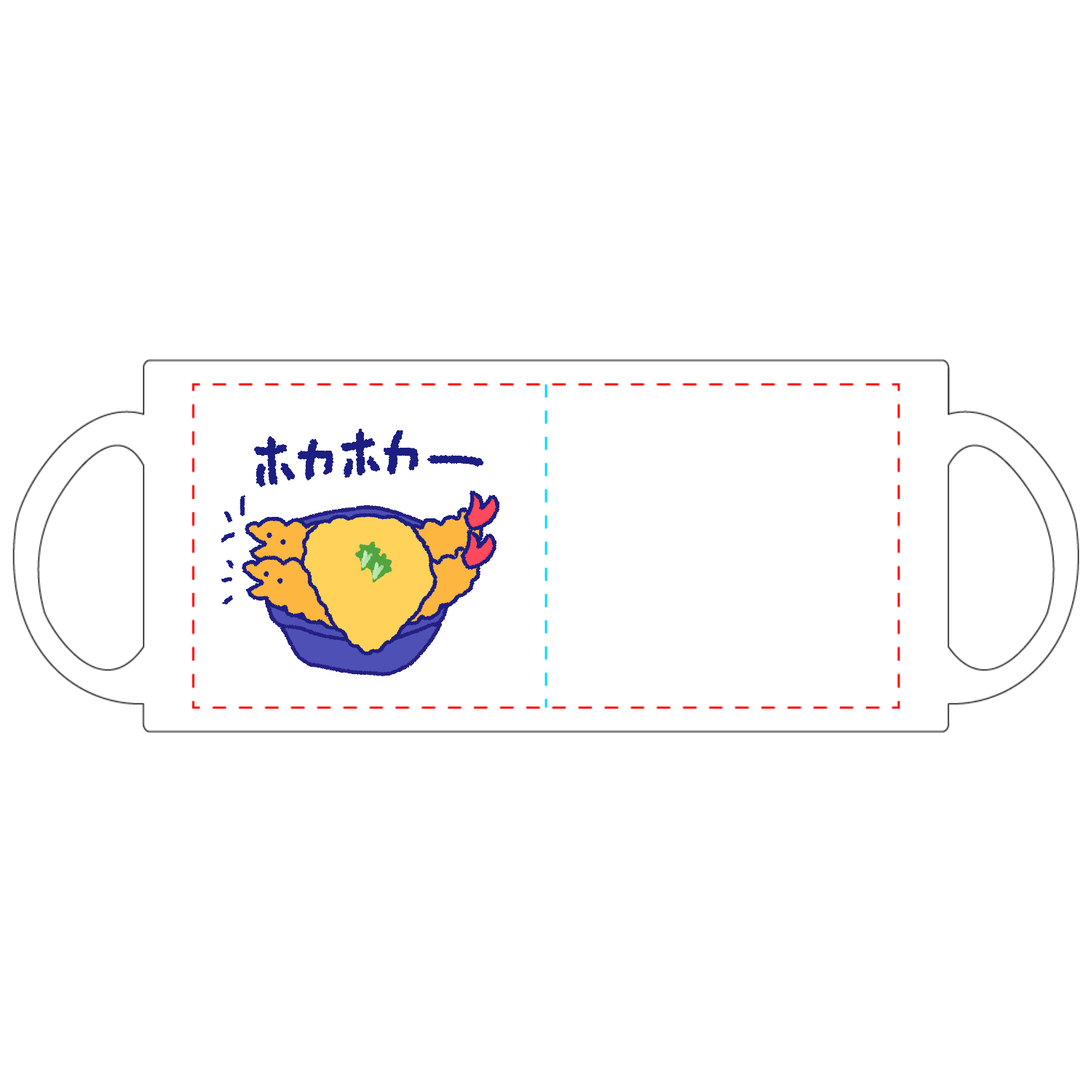 卵とじエビ天丼（２尾） 定番マグカップ