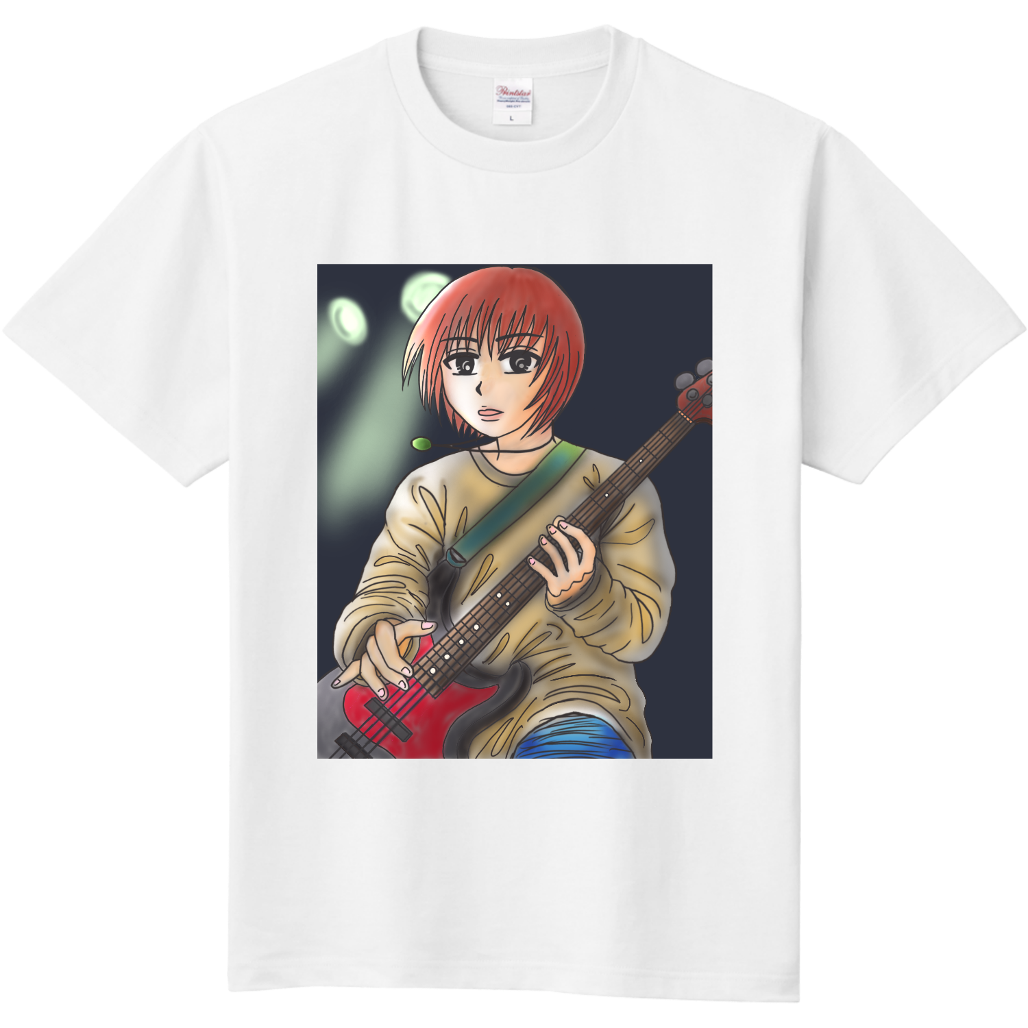 地雷ちゃんの彼くんベースソロ 定番Ｔシャツ