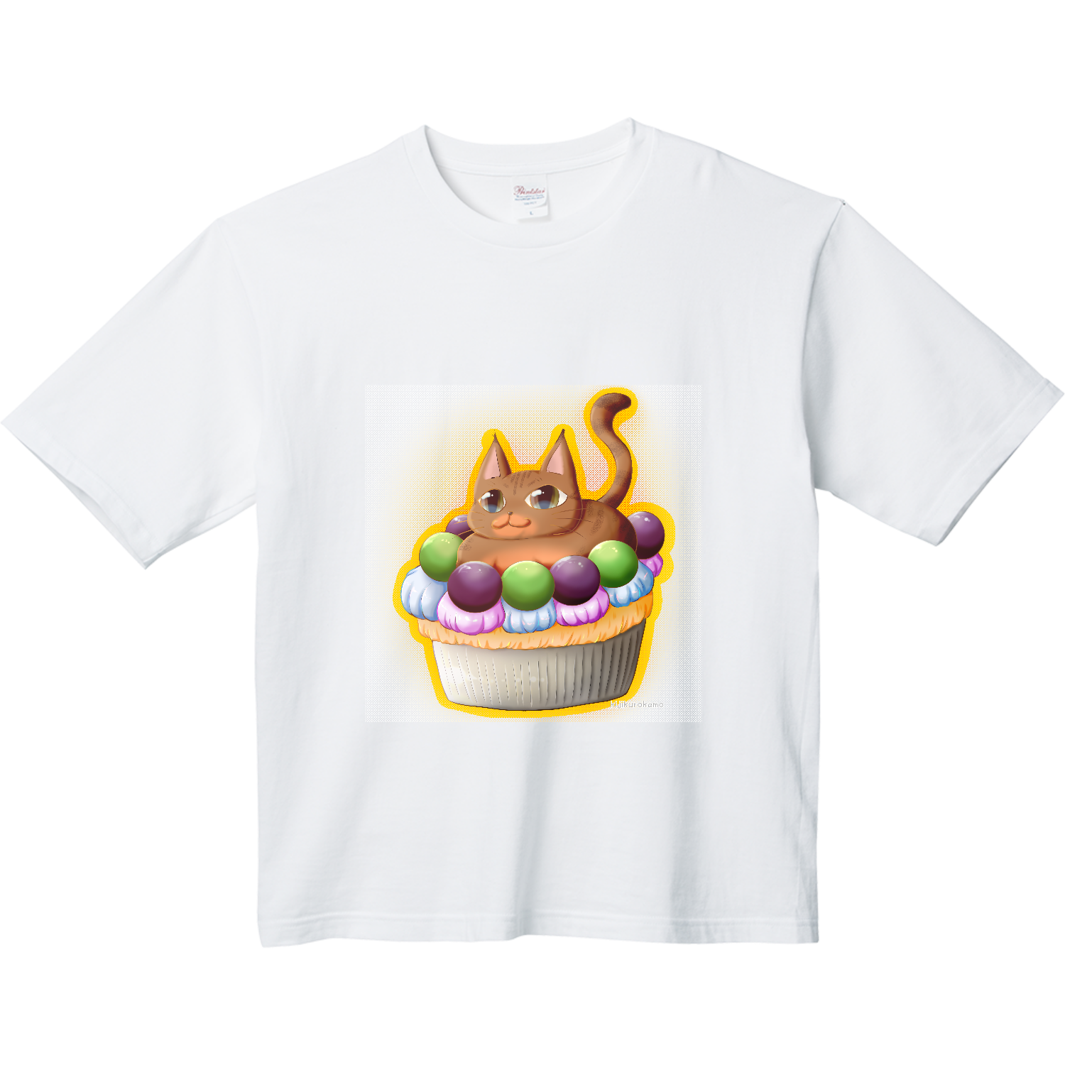 フルーツキャット ヘビーウェイト ビッグシルエットTシャツ