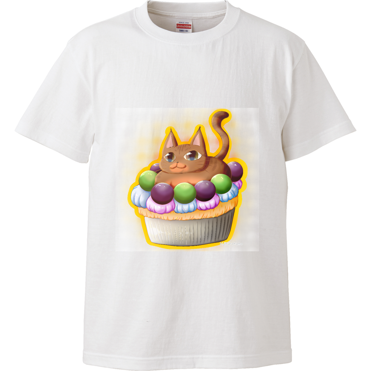 フルーツキャット ハイクオリティーTシャツ