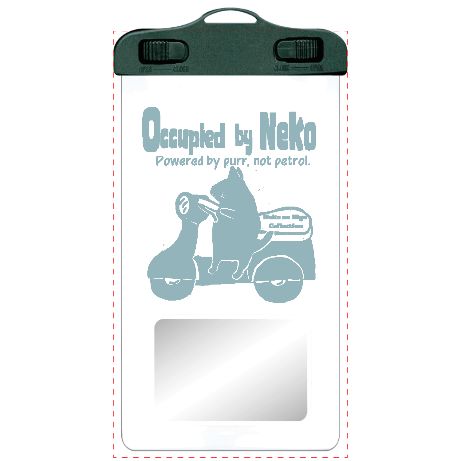使ってないけど使用中バイク編Ｃ：ＵＳ：ねこのひげあつめ。 SPC06(防水スマホケース)