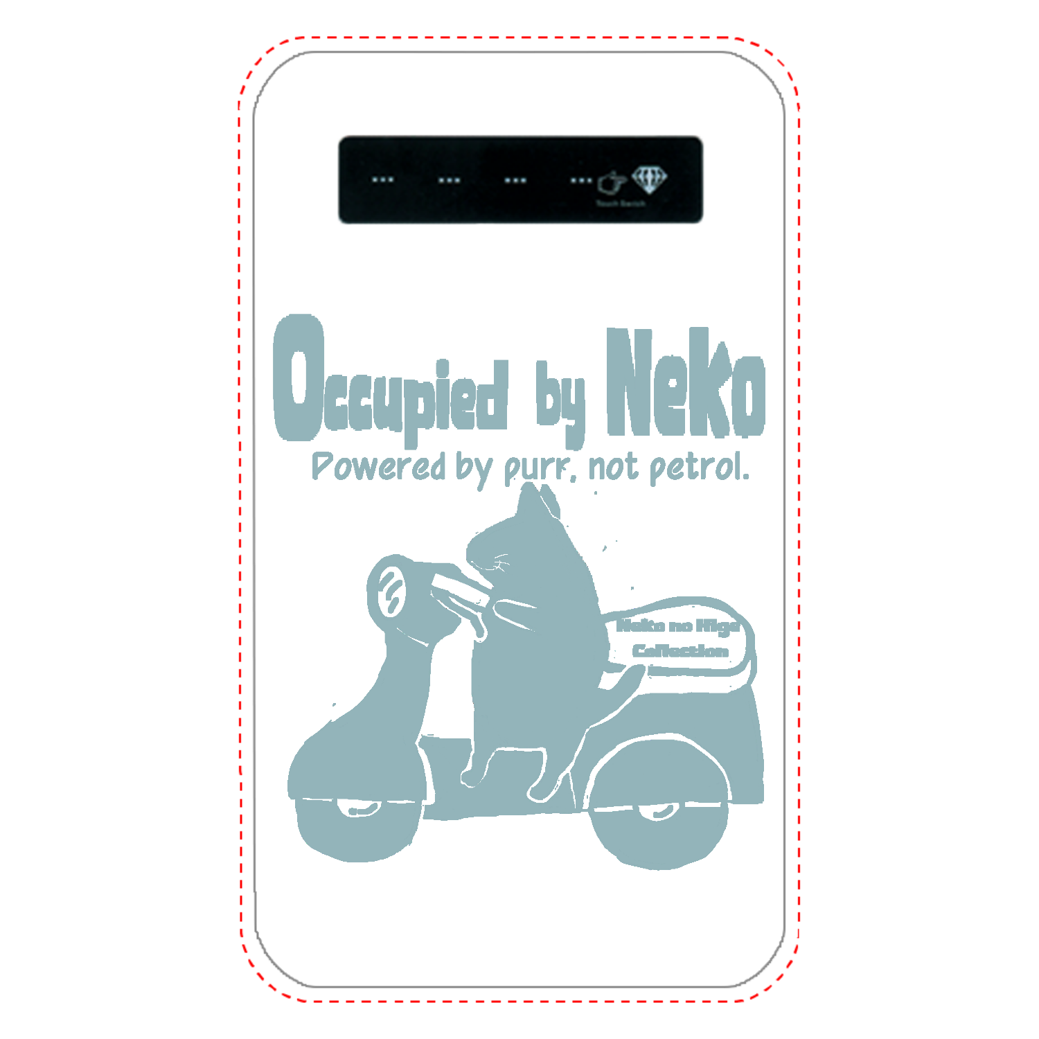 使ってないけど使用中バイク編Ｃ：ＵＳ：ねこのひげあつめ。 インジケータ有バッテリー4000mAh