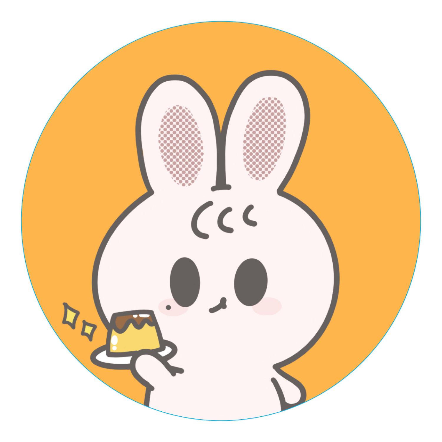 ぷりん隊のぷりゅぷりんアクリルコースター（丸）1