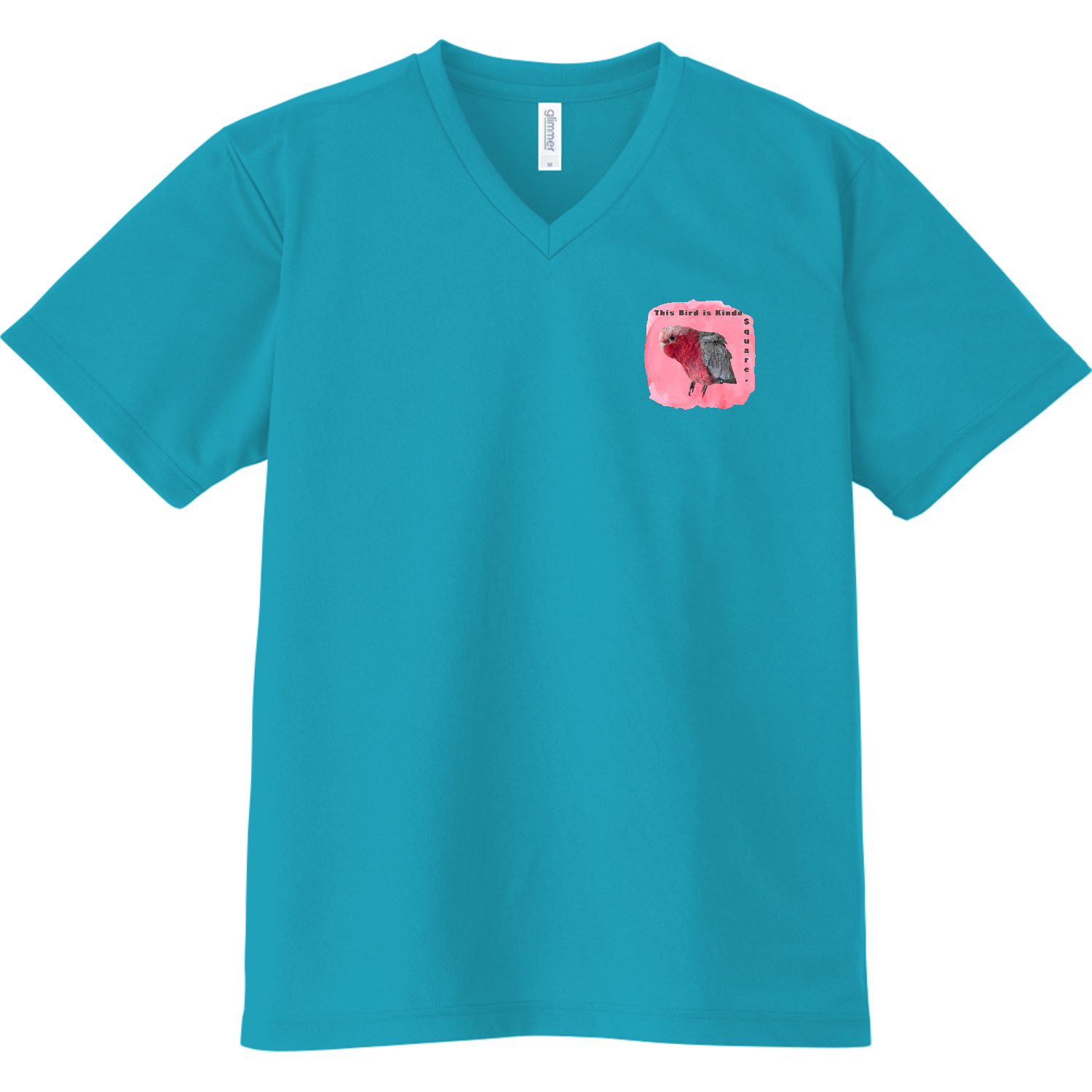 ドライVネック スクエア 両面同柄 ドライVネックTシャツ