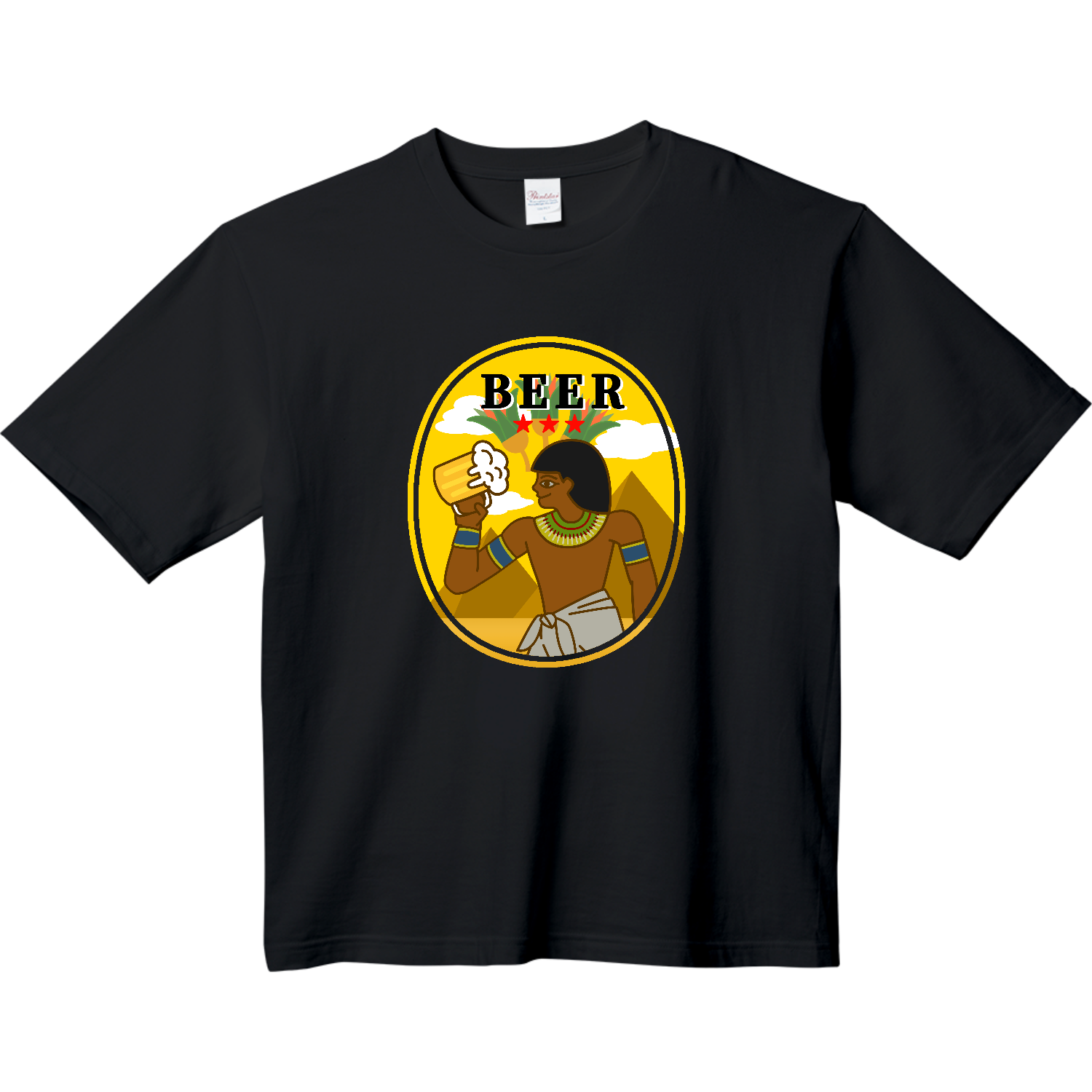 エジプト人もビール ヘビーウェイト ビッグシルエットTシャツ