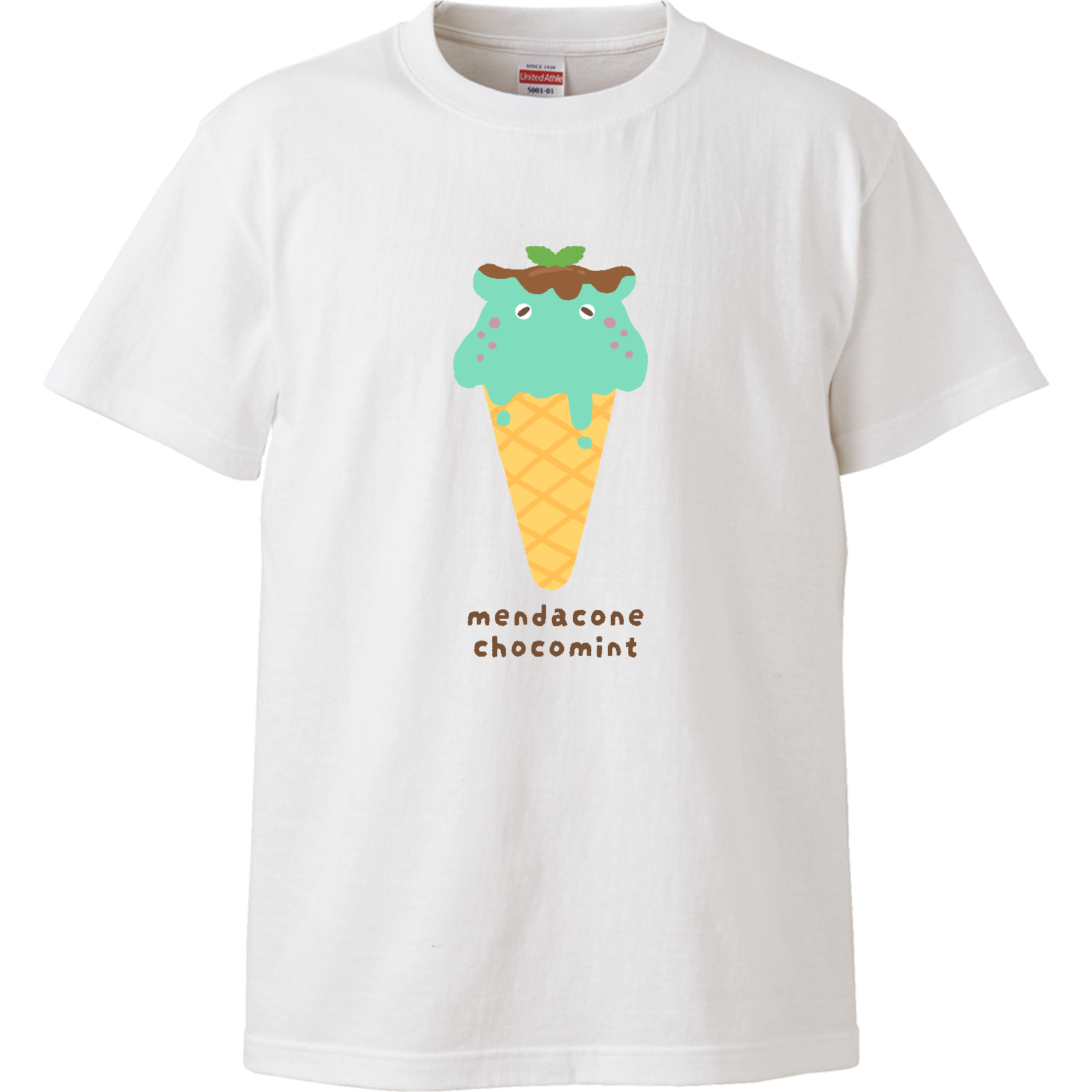 メンダコーンチョコミント ハイクオリティーTシャツ