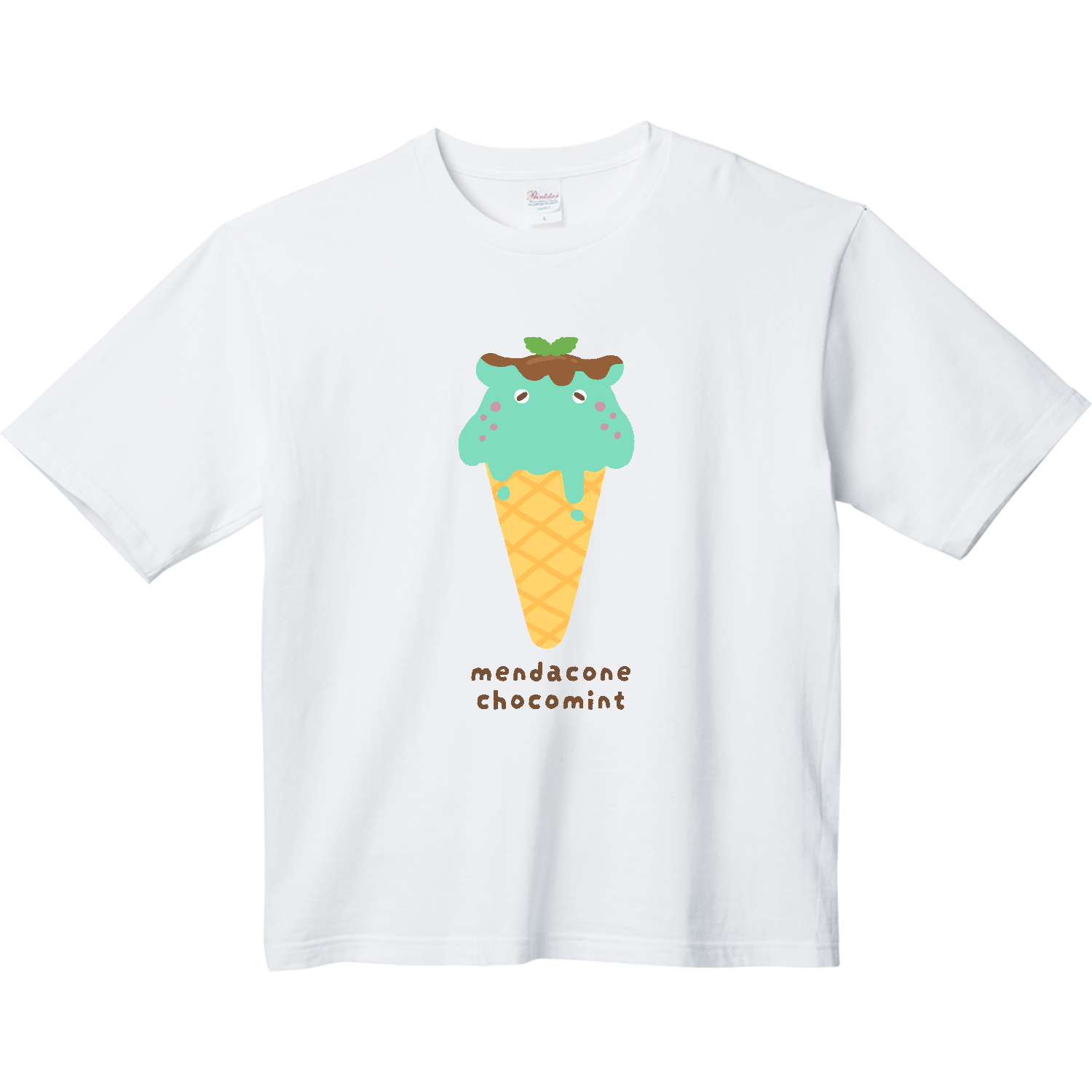 メンダコーンチョコミント ヘビーウェイト ビッグシルエットTシャツ