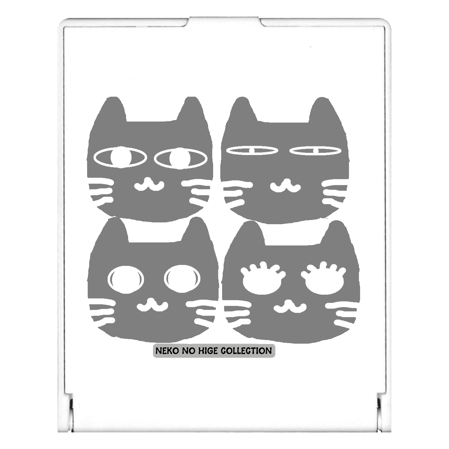 ぐれぐれきょうだいＢ：ねこのひげあつめ。 スクエアミラー