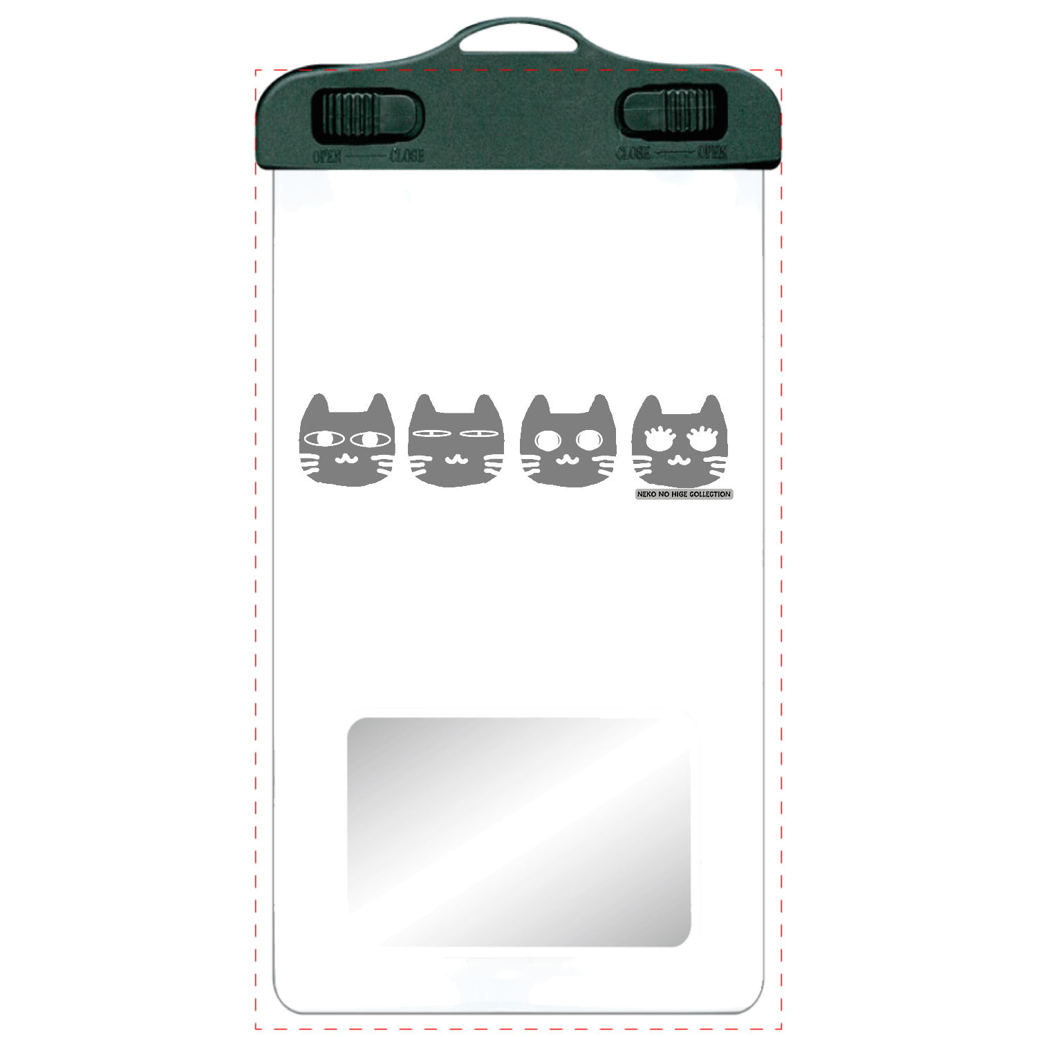 ぐれぐれきょうだいＡ：ねこのひげあつめ。 SPC06(防水スマホケース)
