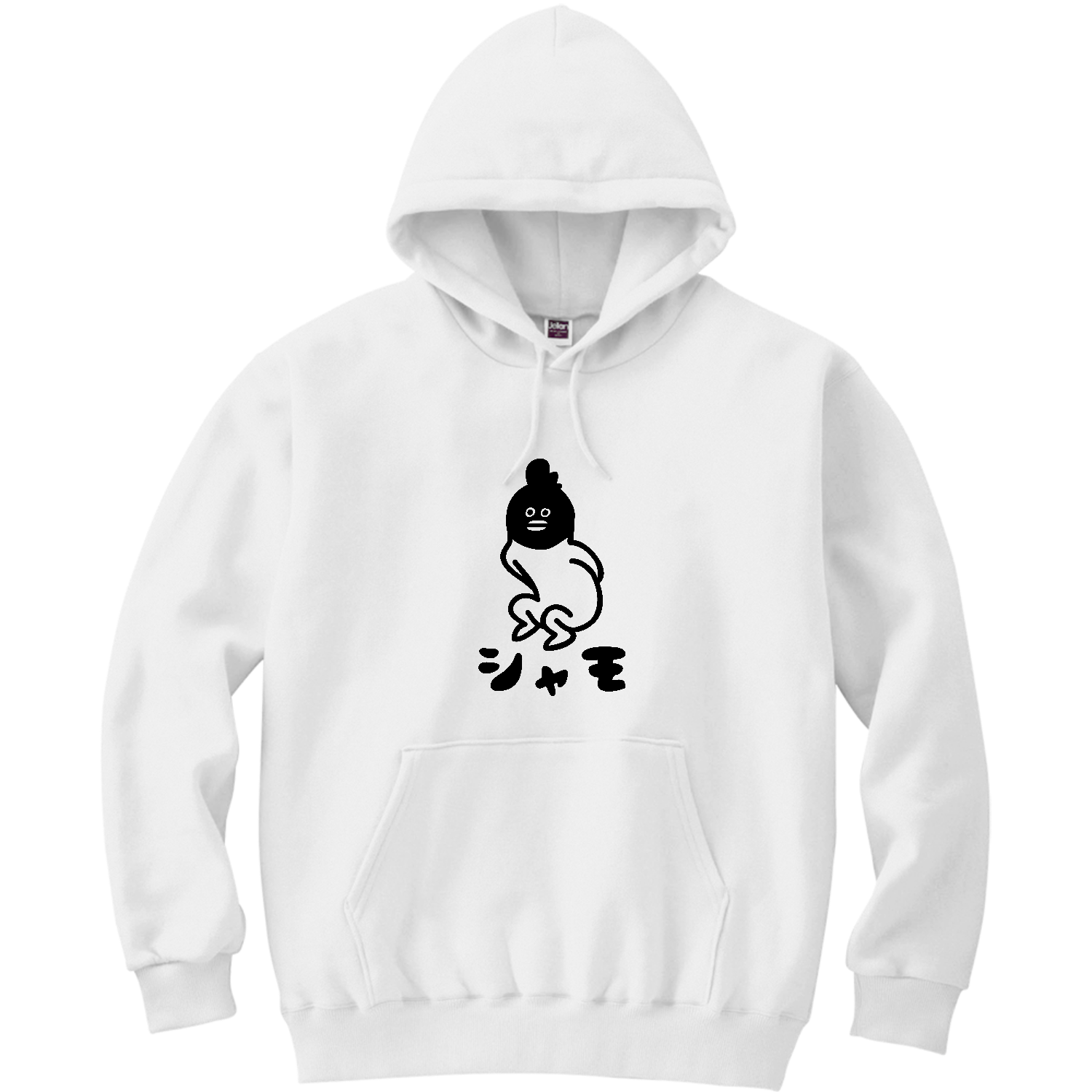 軍鶏 軽量プルパーカー (長袖プリント)