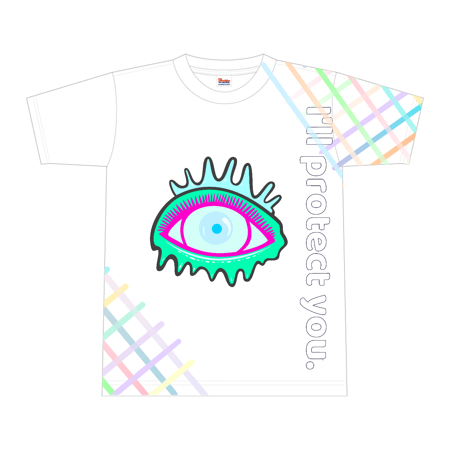 眼光妖怪 全面インクジェットTシャツ(M)