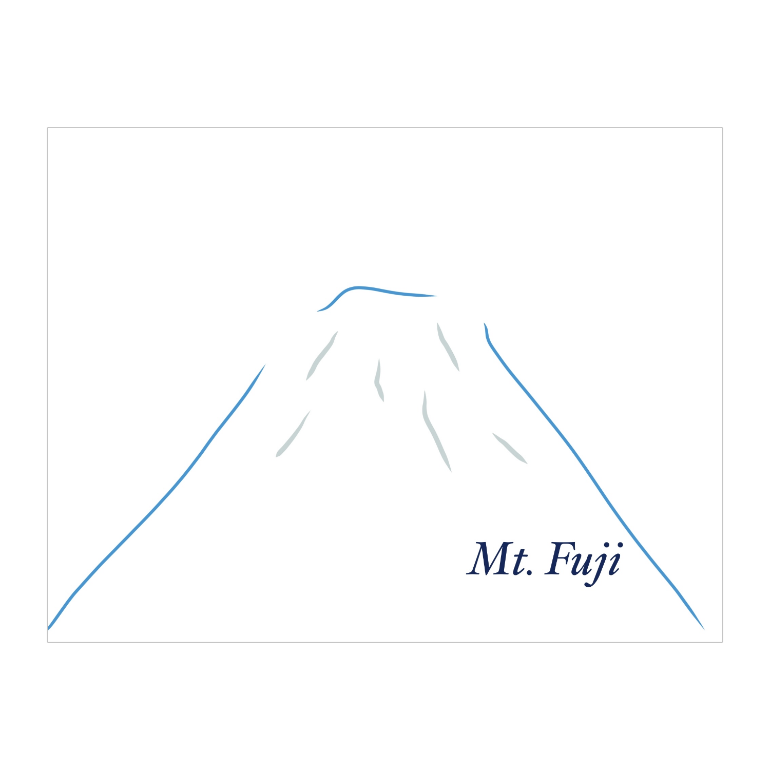 富士山 タペストリー(B2サイズ／横)