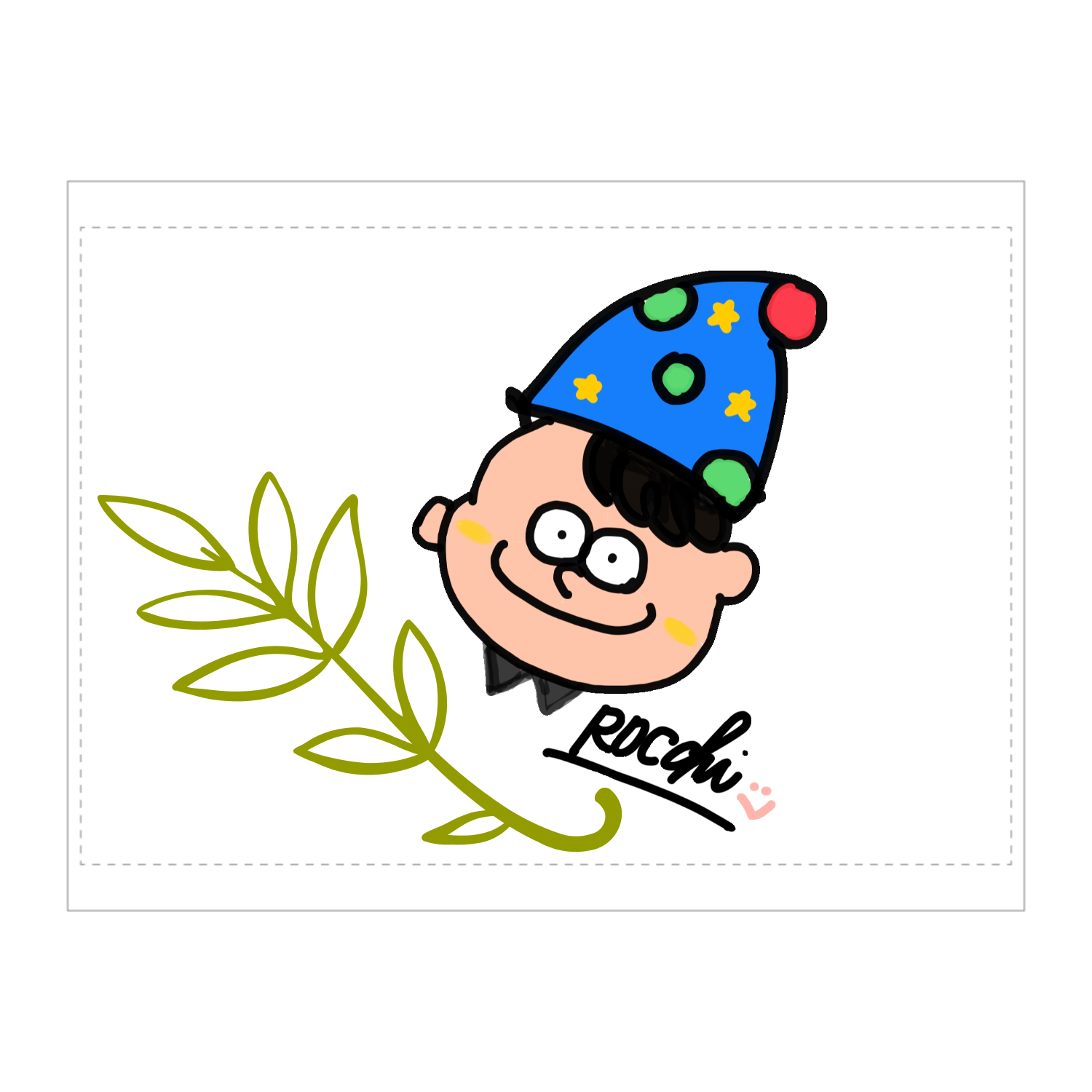 Rocchiくん タペストリー(B2サイズ／横)