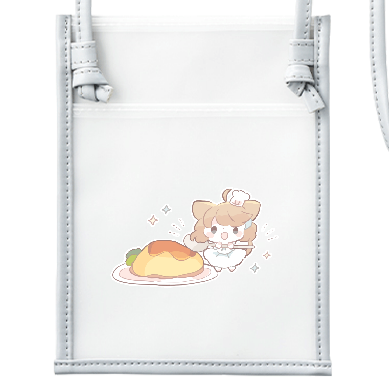オムライスとさんぽへちゃん EVAサコッシュ