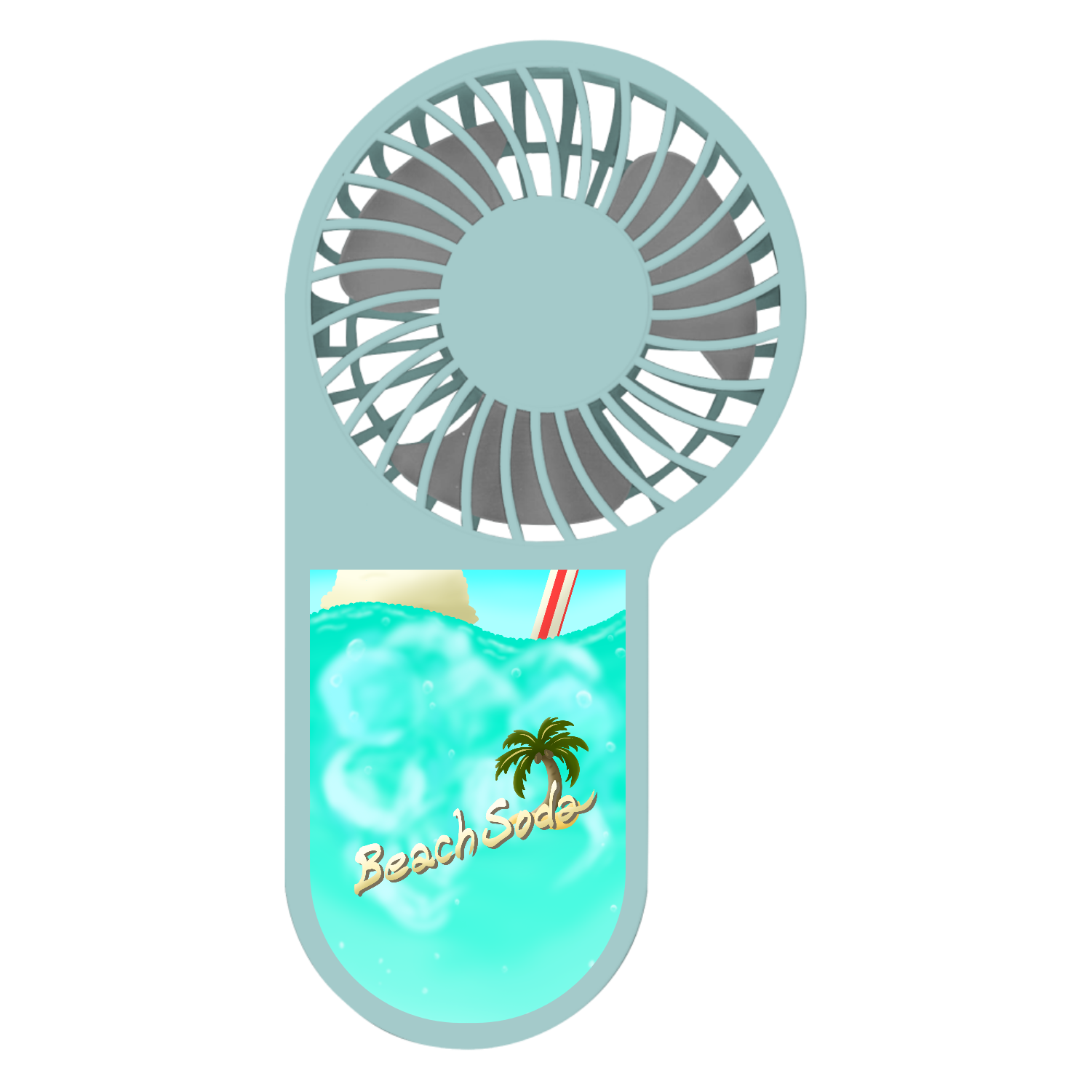 Beach Soda (ビーチソーダ) コンパクトハンディUSBファン