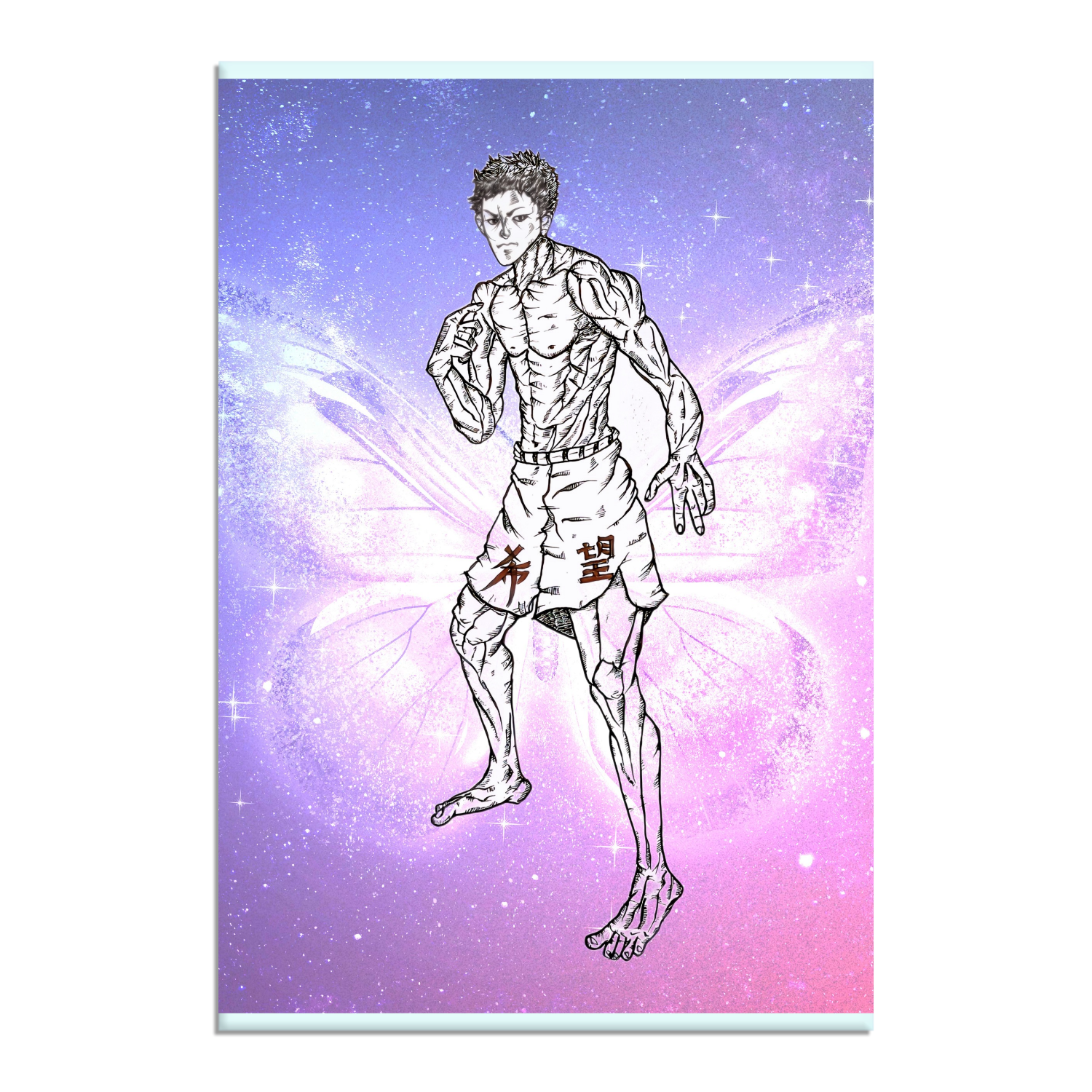 総合格闘 タトゥーシール　はがきサイズ