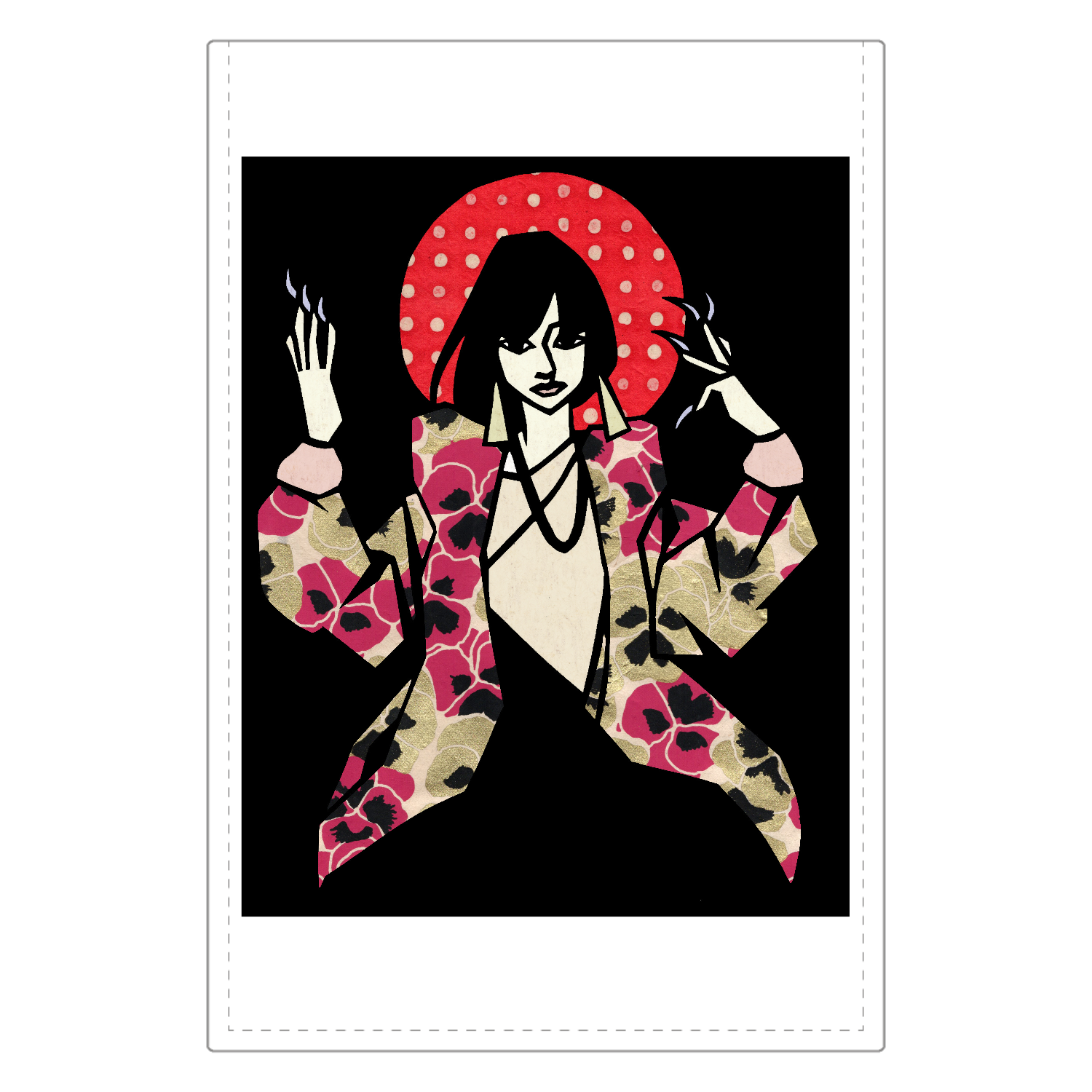 後光 ソフトレザーミラー