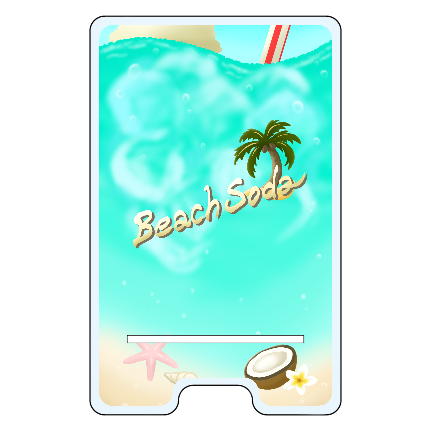 Beach Soda (ビーチソーダ) アクリル スマホスタンド
