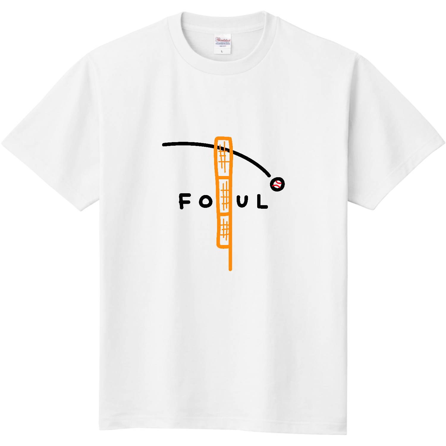 野球　	ファウルポール 定番Ｔシャツ