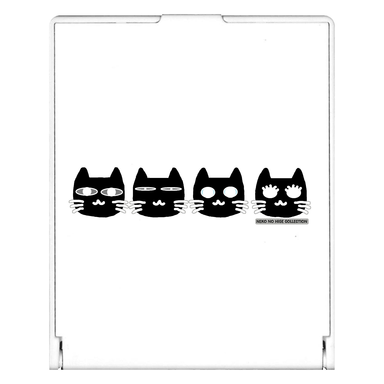 くろくろきょうだいＡ：ねこのひげあつめ。 スクエアミラー