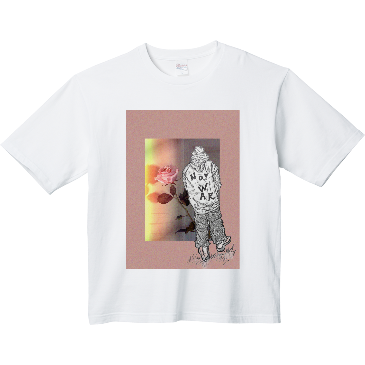 世界平和 ヘビーウェイト ビッグシルエットTシャツ