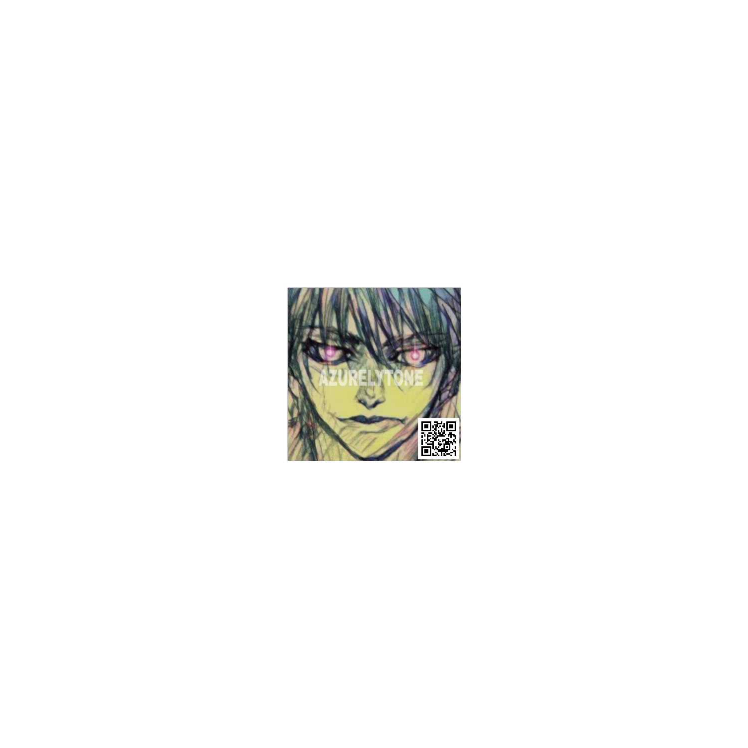 AZURELYTONEシールMIZUKI ホワイトフレークシール（正方形36枚）100×100mm