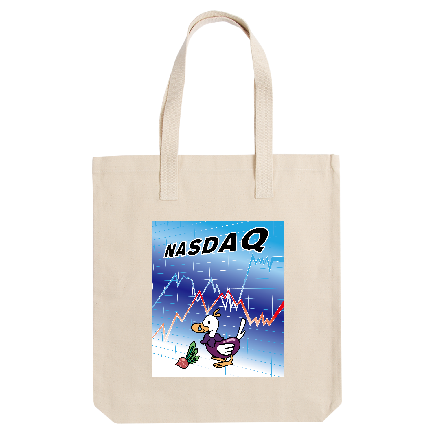 NASDAQ / ナスダック アーバントート【白プリントあり】