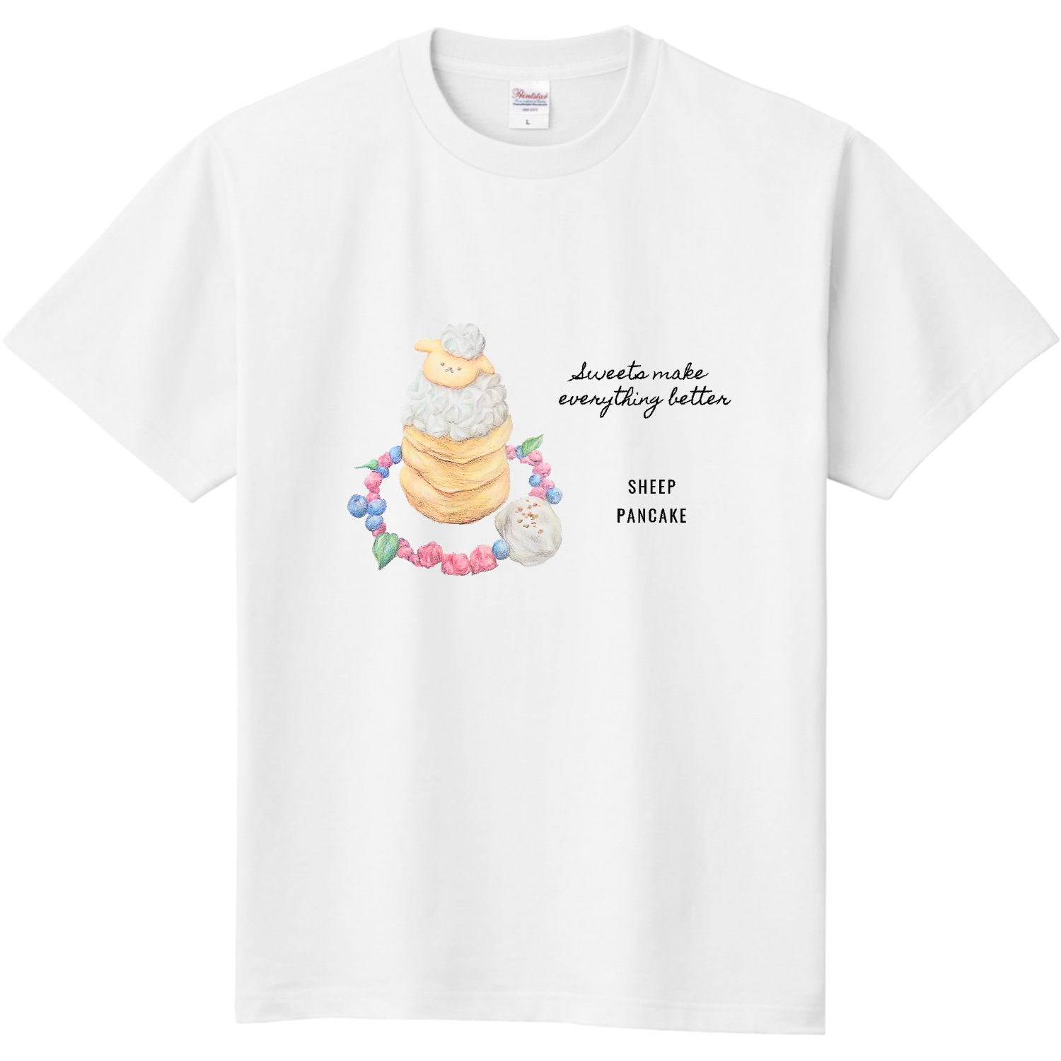 ひつじ パンケーキ･Tシャツ 定番Ｔシャツ