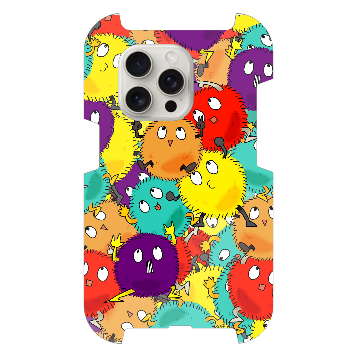 ひしめき合うアオリ丸ズ iPhone15 Pro