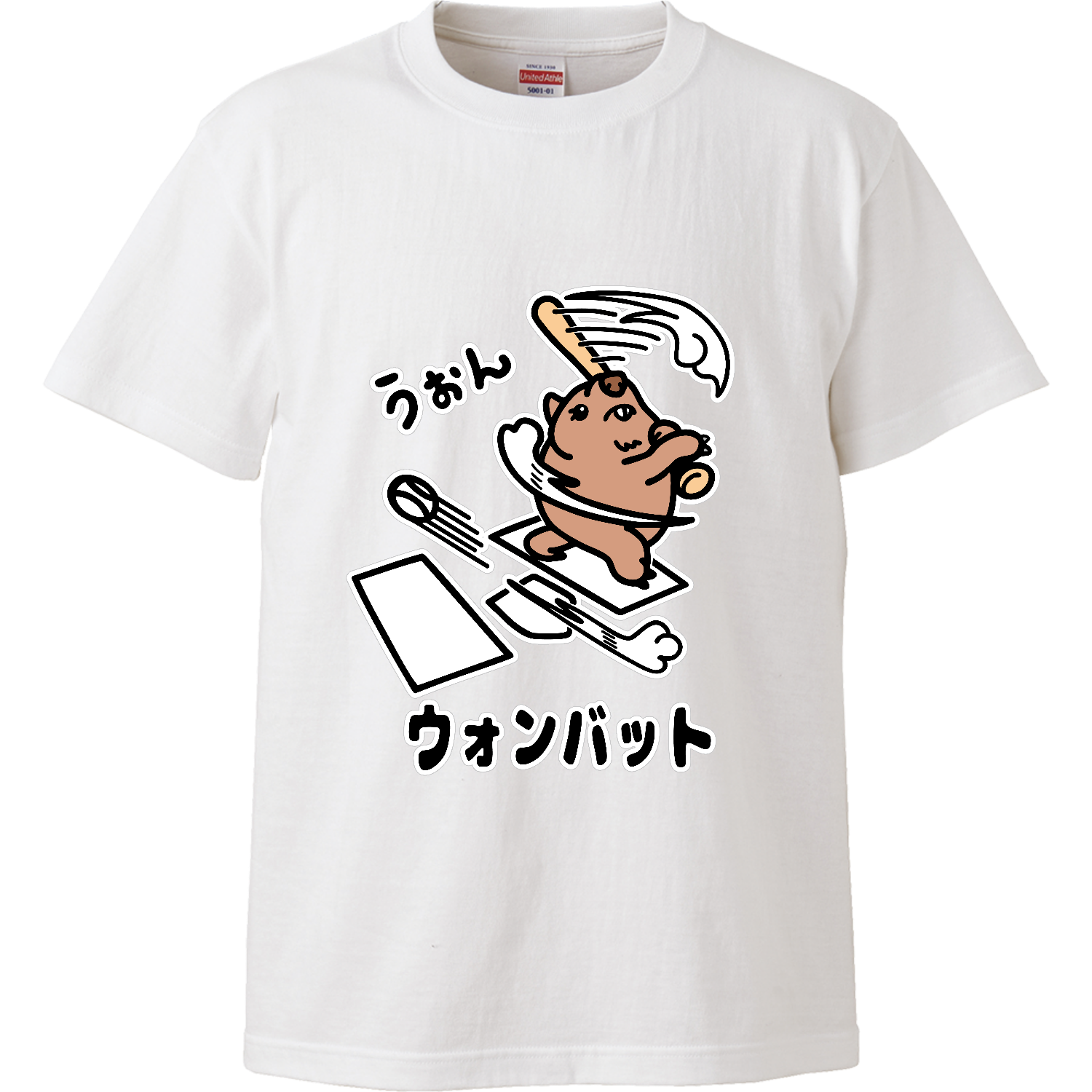 ウォンバット / カラーVer ハイクオリティーTシャツ